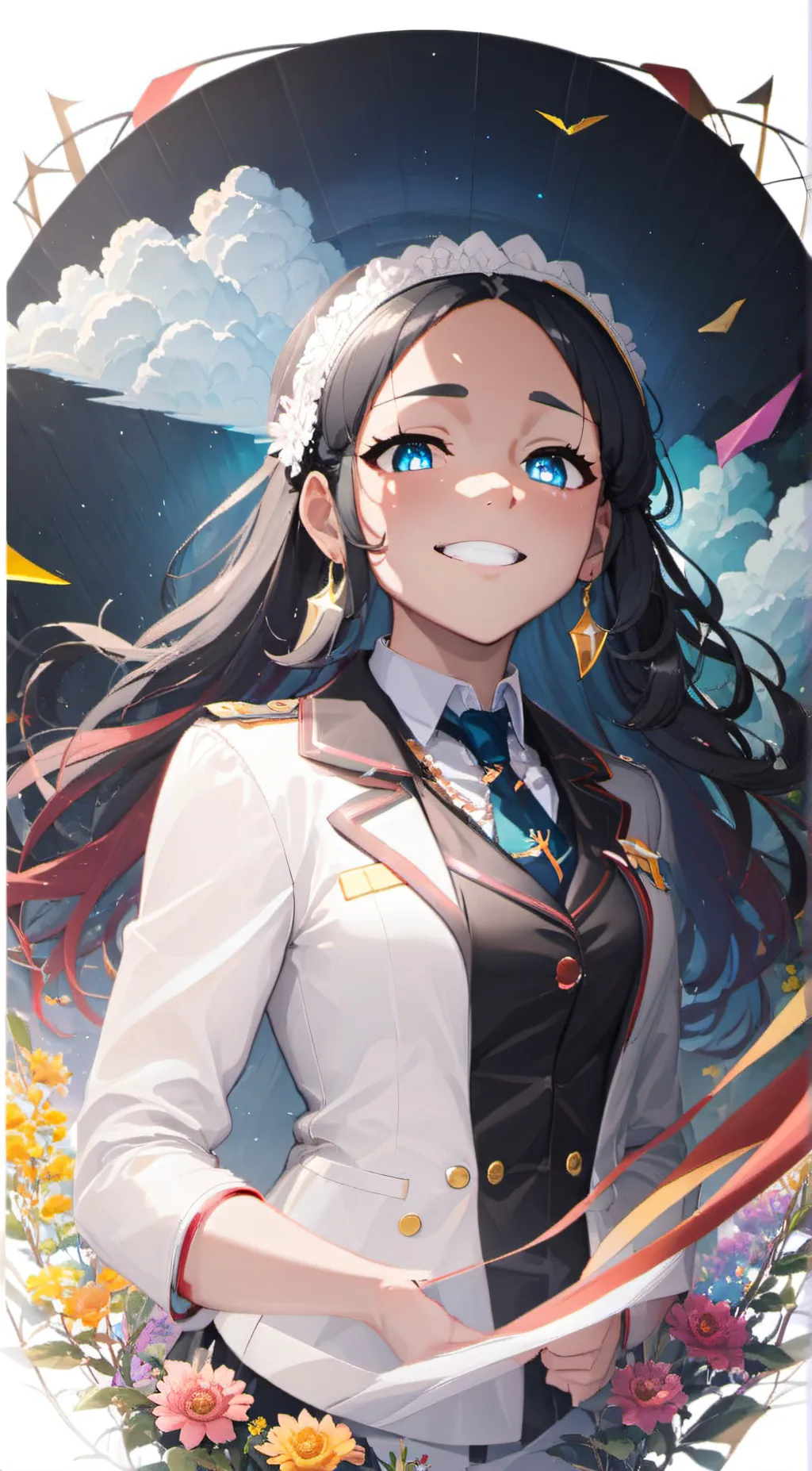 ai character: momo background