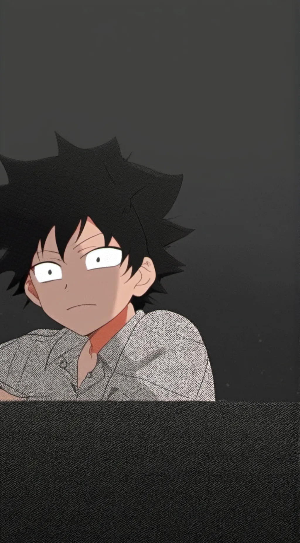 ai character: bakugo  background