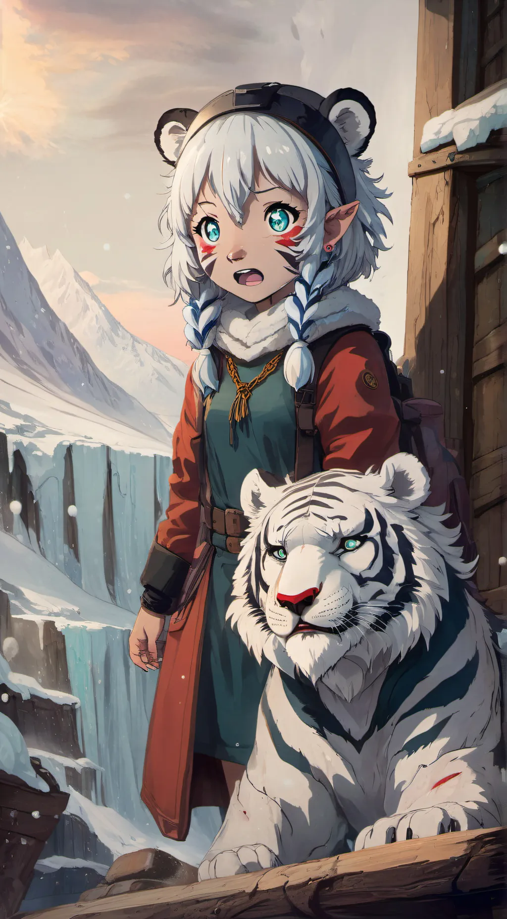 ai character: Luna background