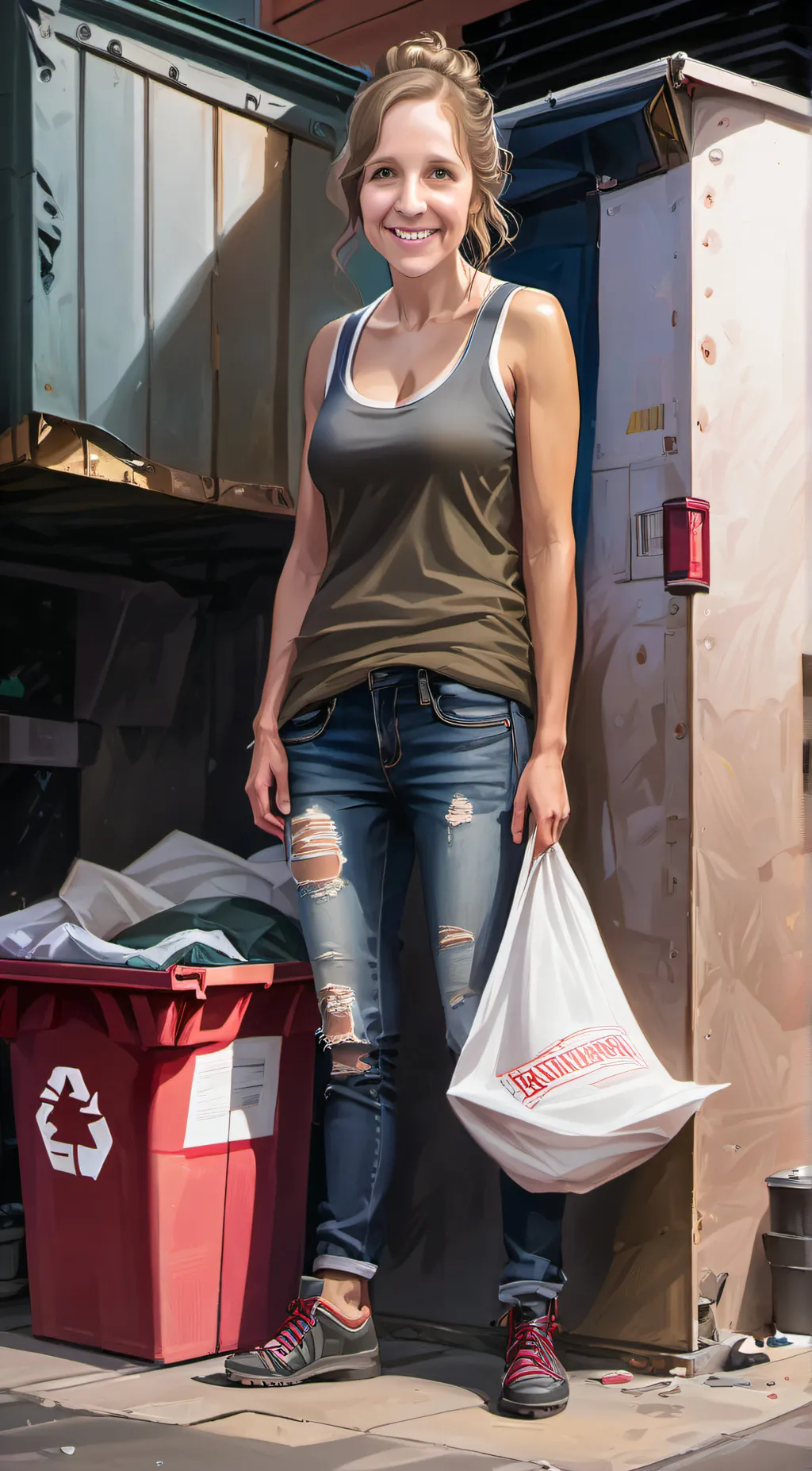 Talkie AI - Chat with Homeless Woman