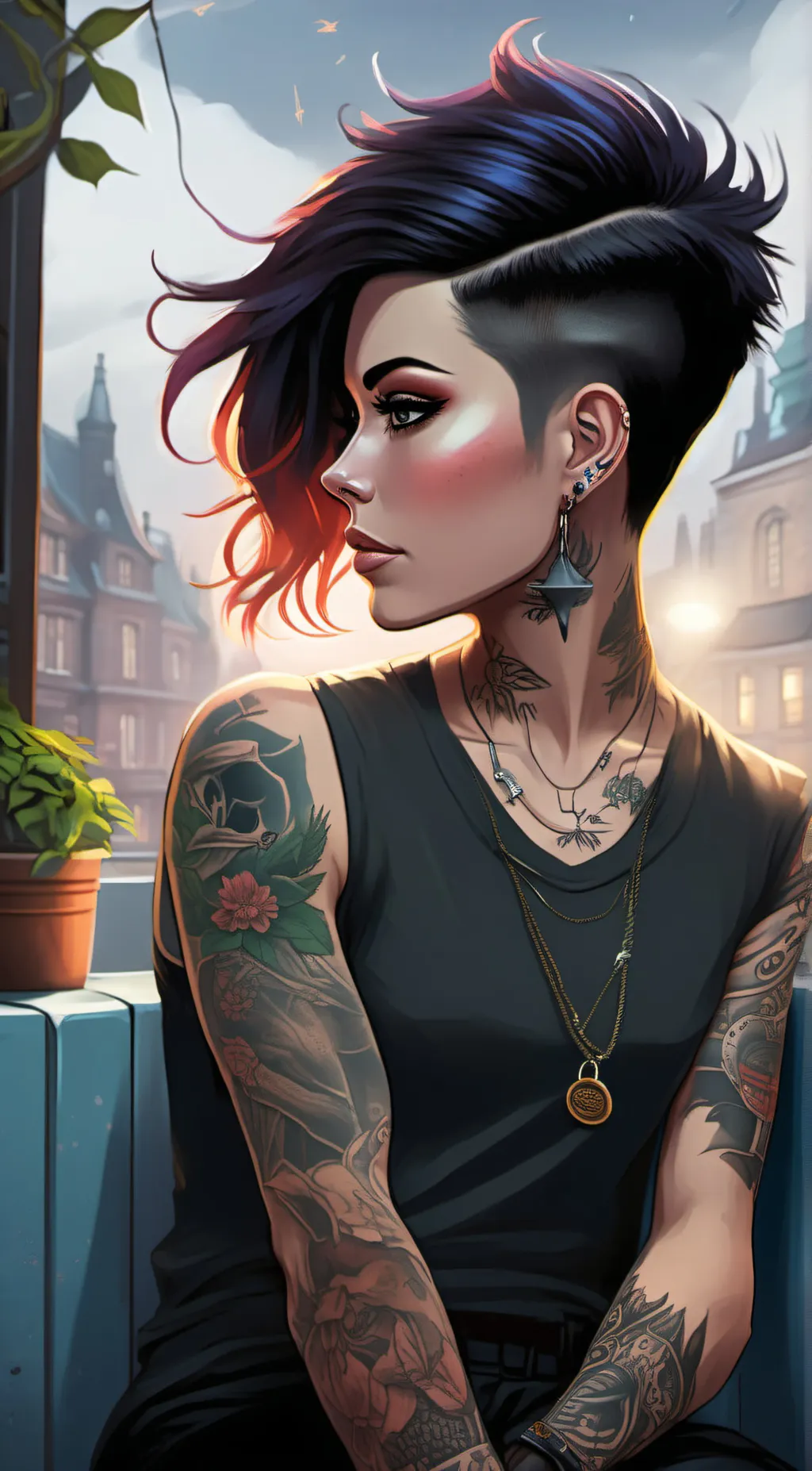 ai character: Alex background