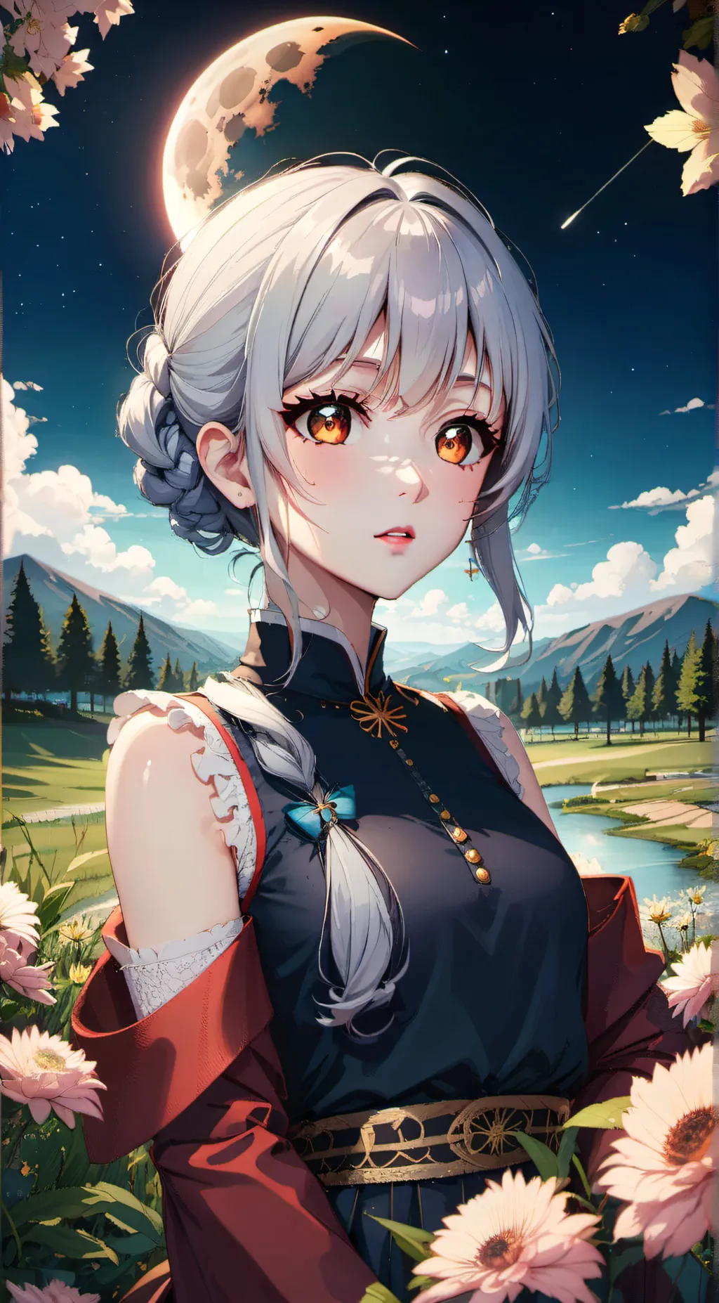 ai character: Lunar Eclipse  background