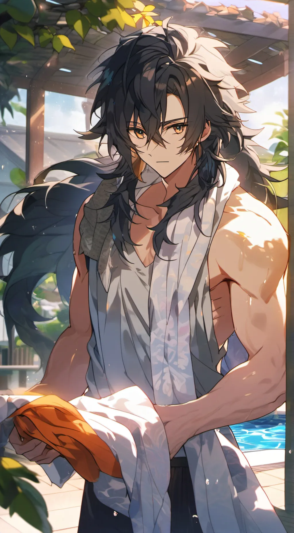 ai character: Aspen background