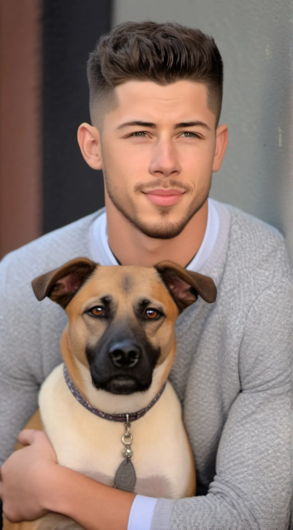 ai character: Nick Jonas  background