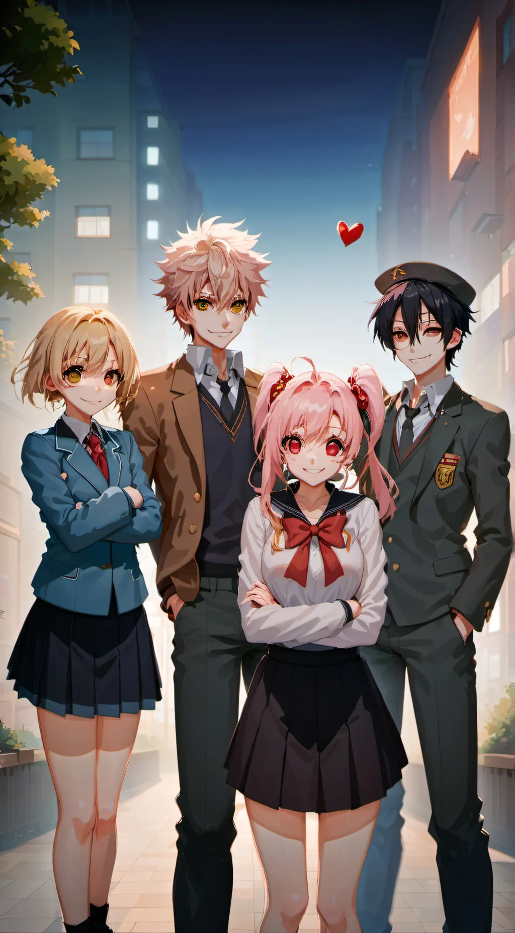 ai character: Avaragefriendgroup background