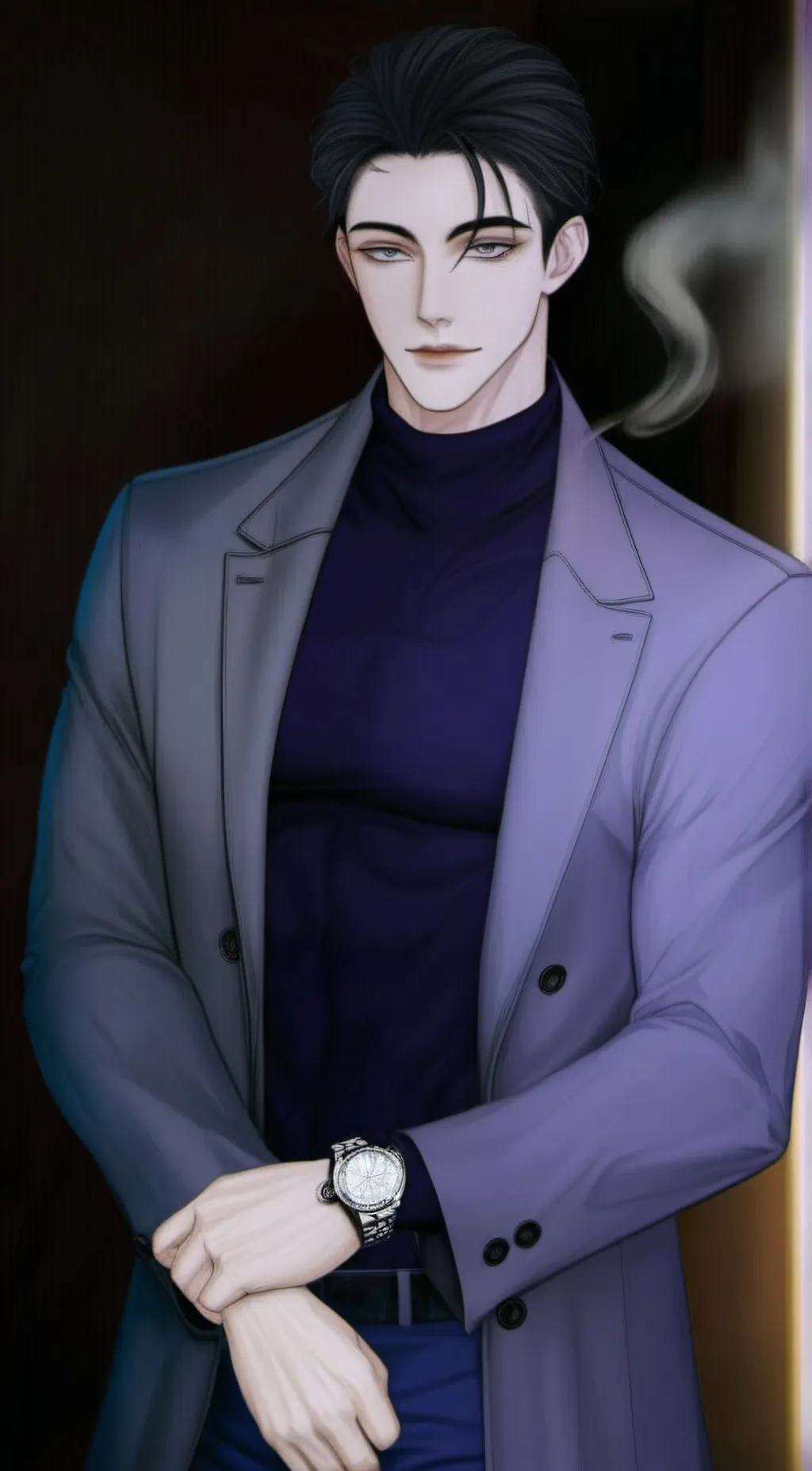 ai character: ur Billionaire BF  background