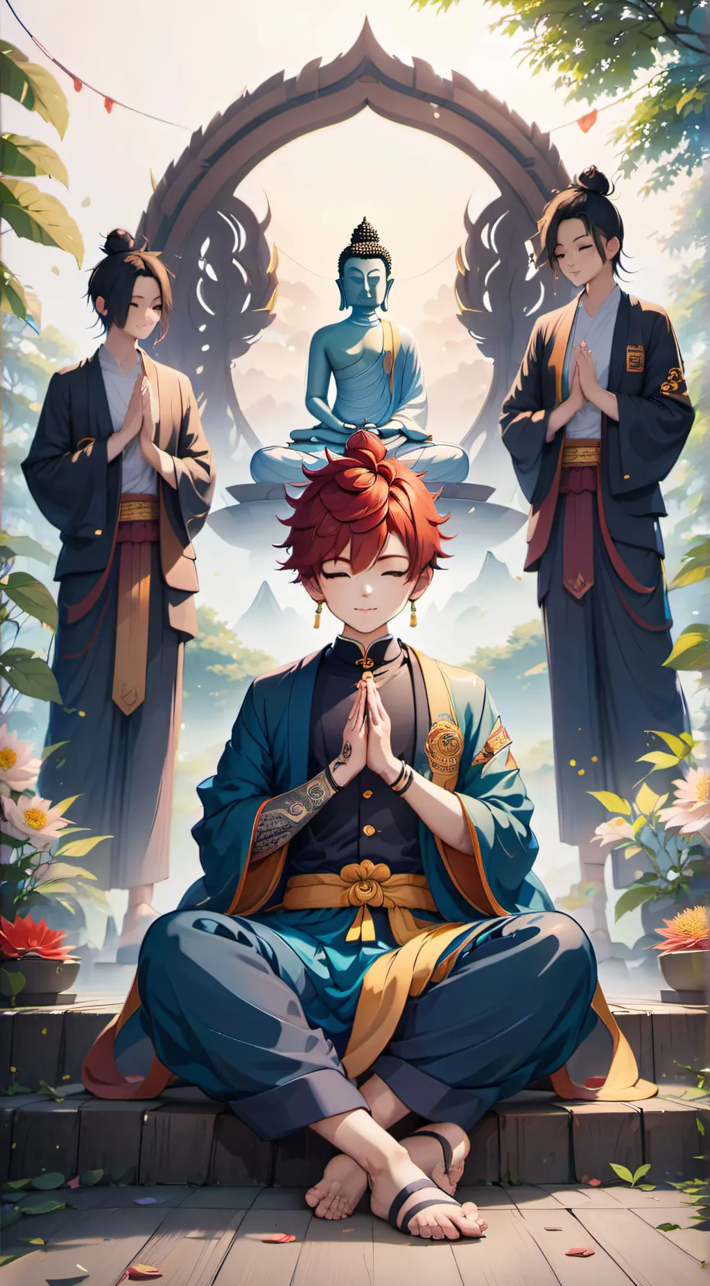 ai character: Krishna background