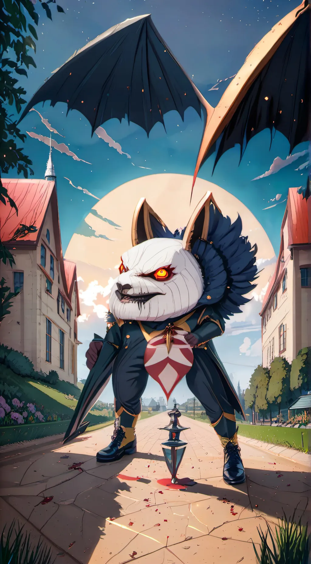 ai character: snuffy the bully! background