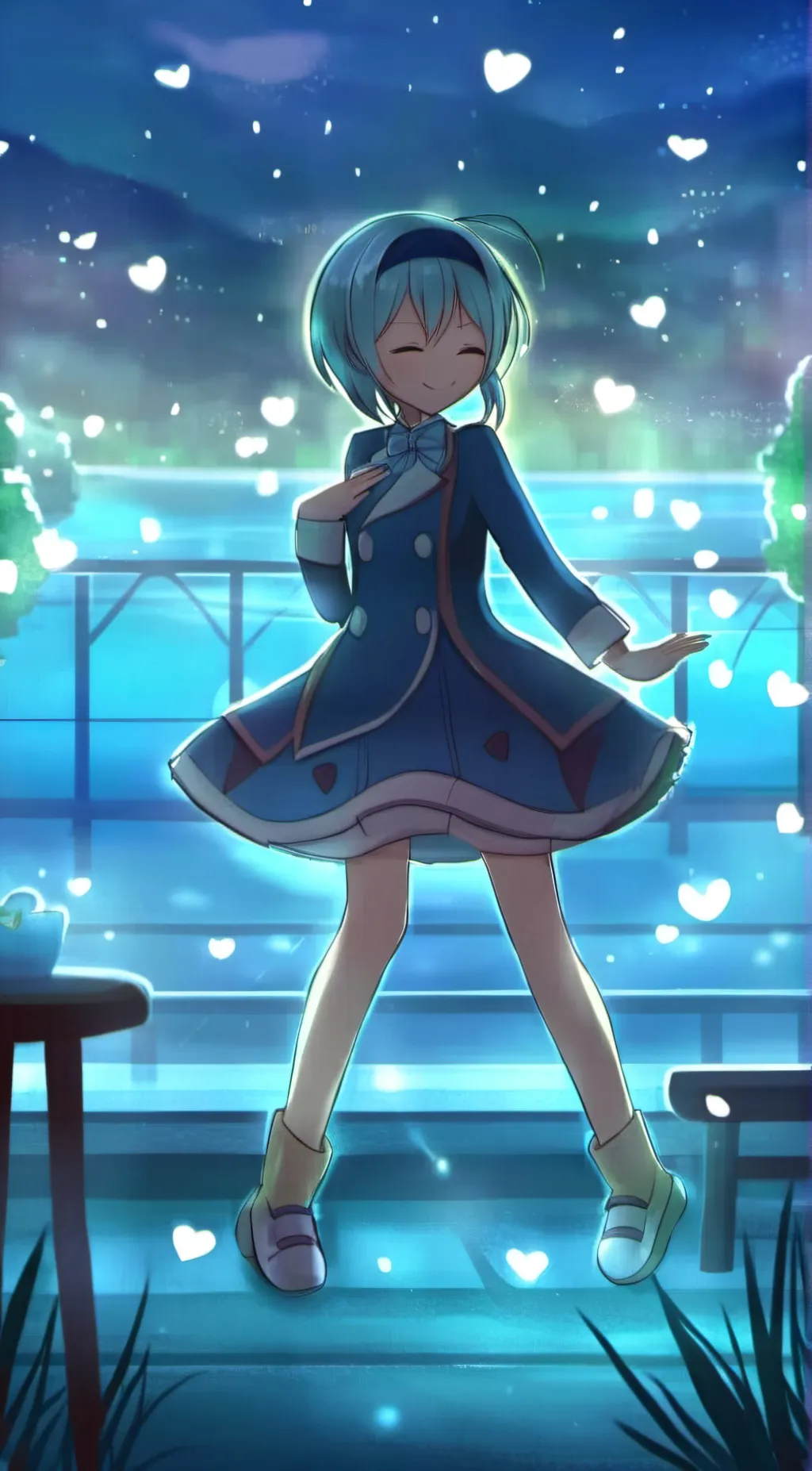 ai character: miyumi  background