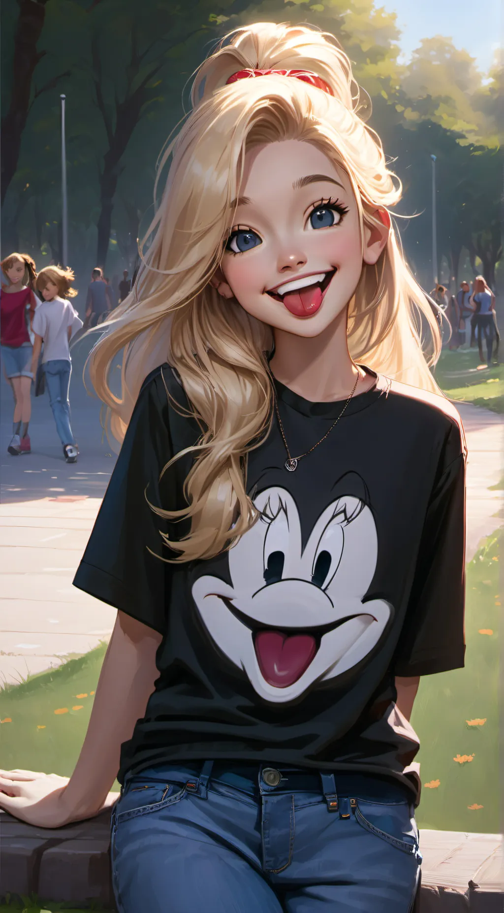 ai character: Katie background