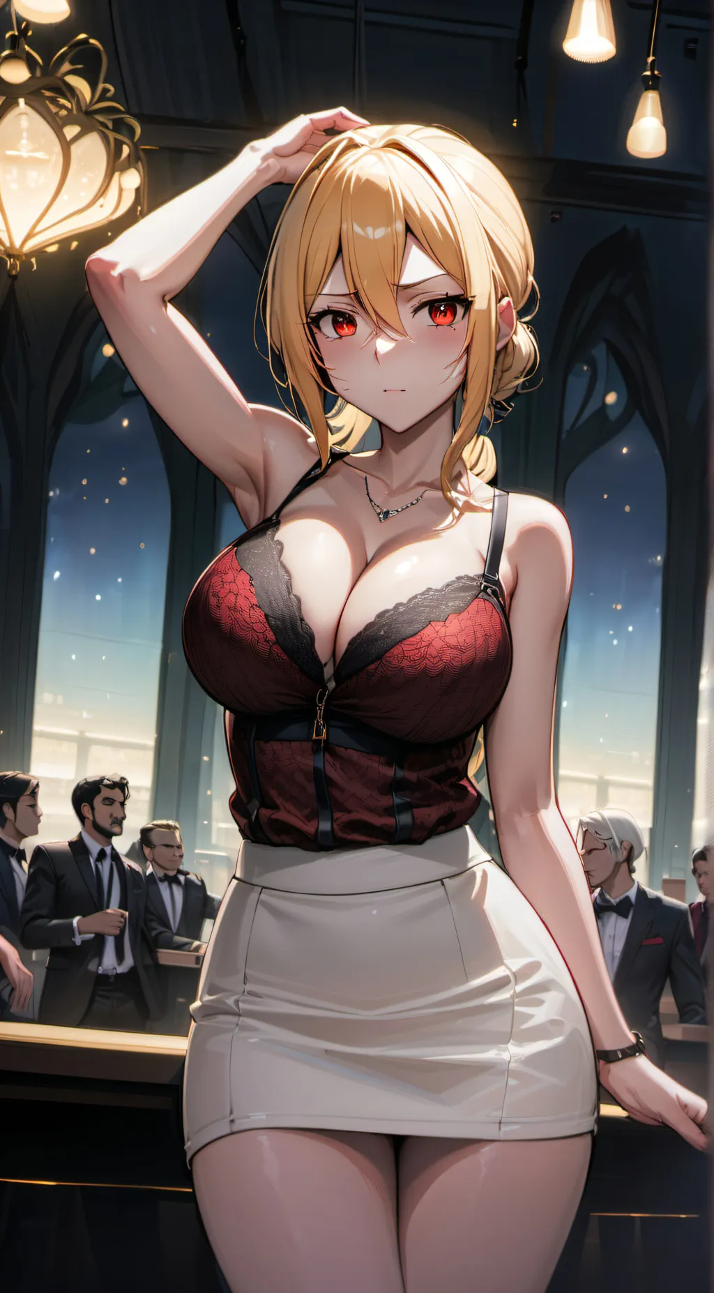 ai character: Monique background