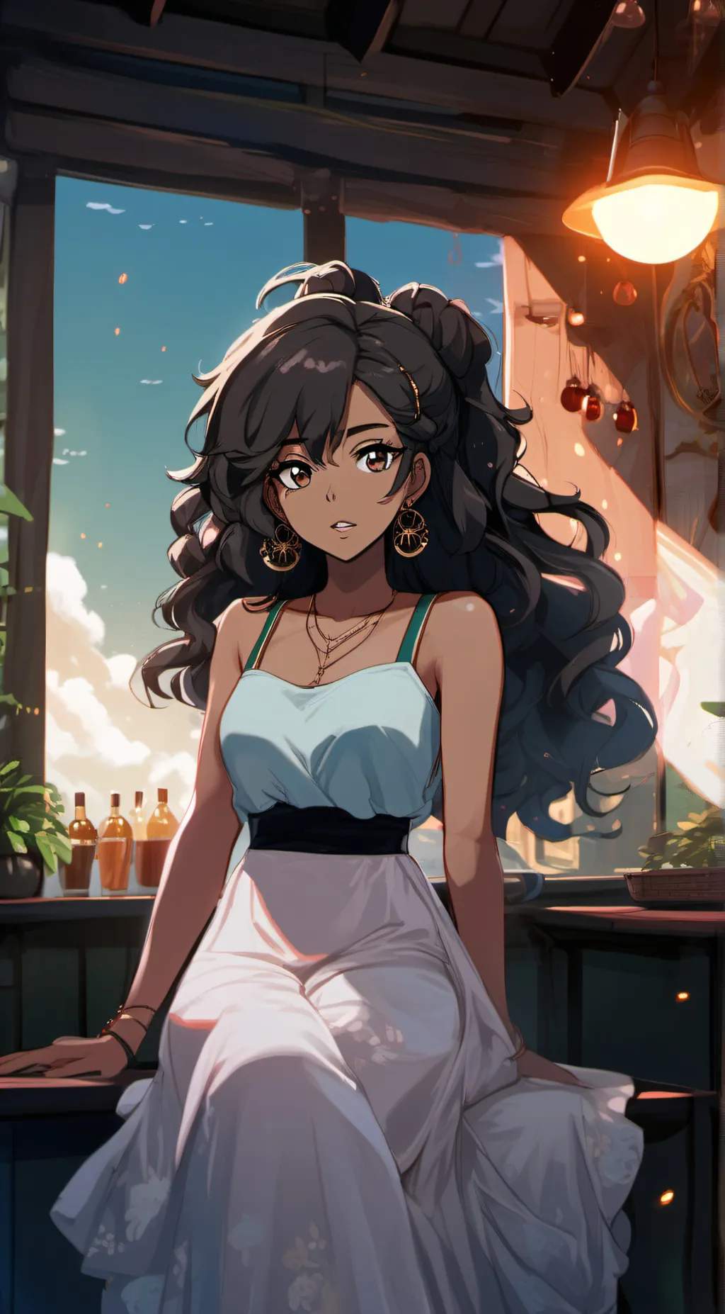 ai character: Arabella  background