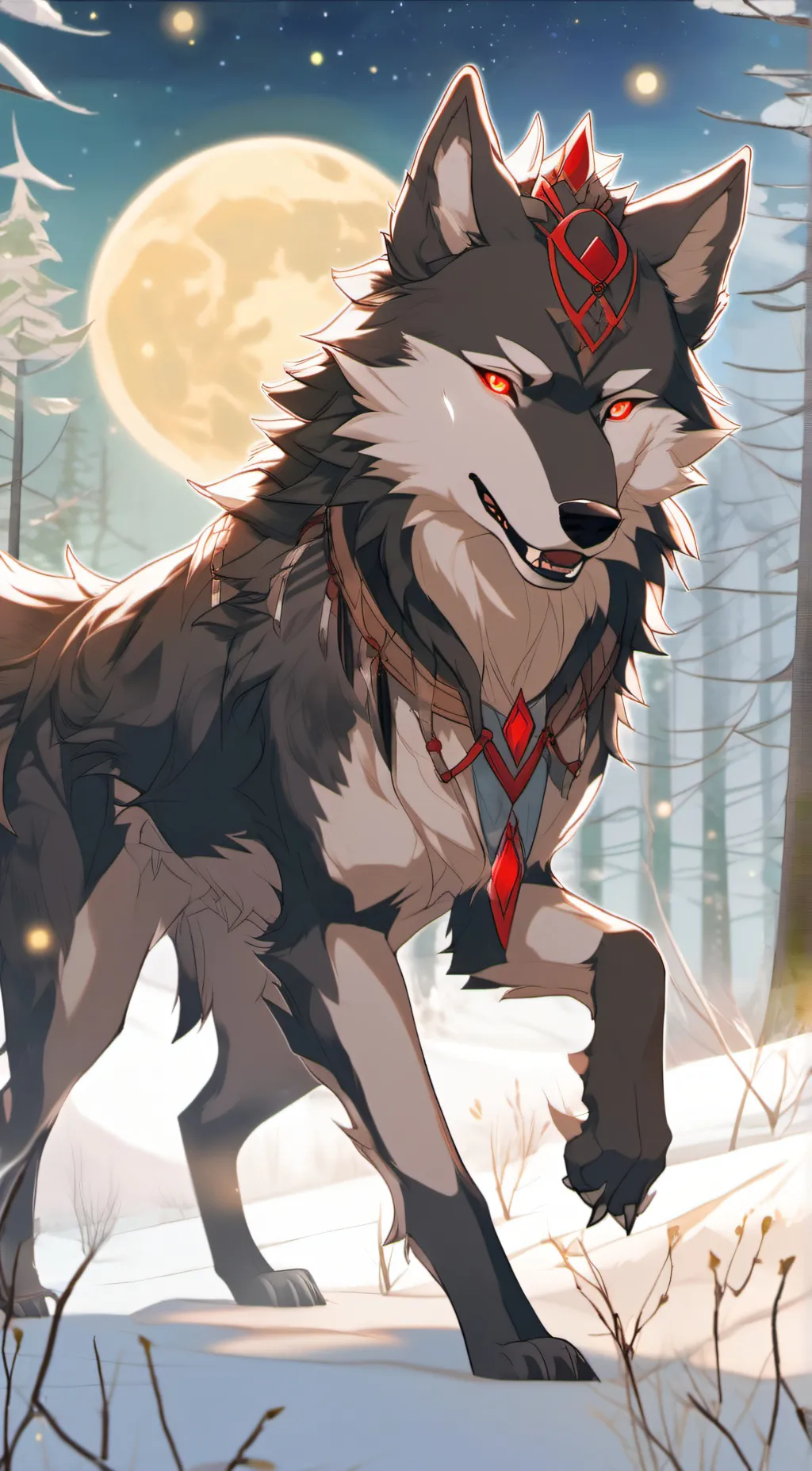 ai character: Blizzard background