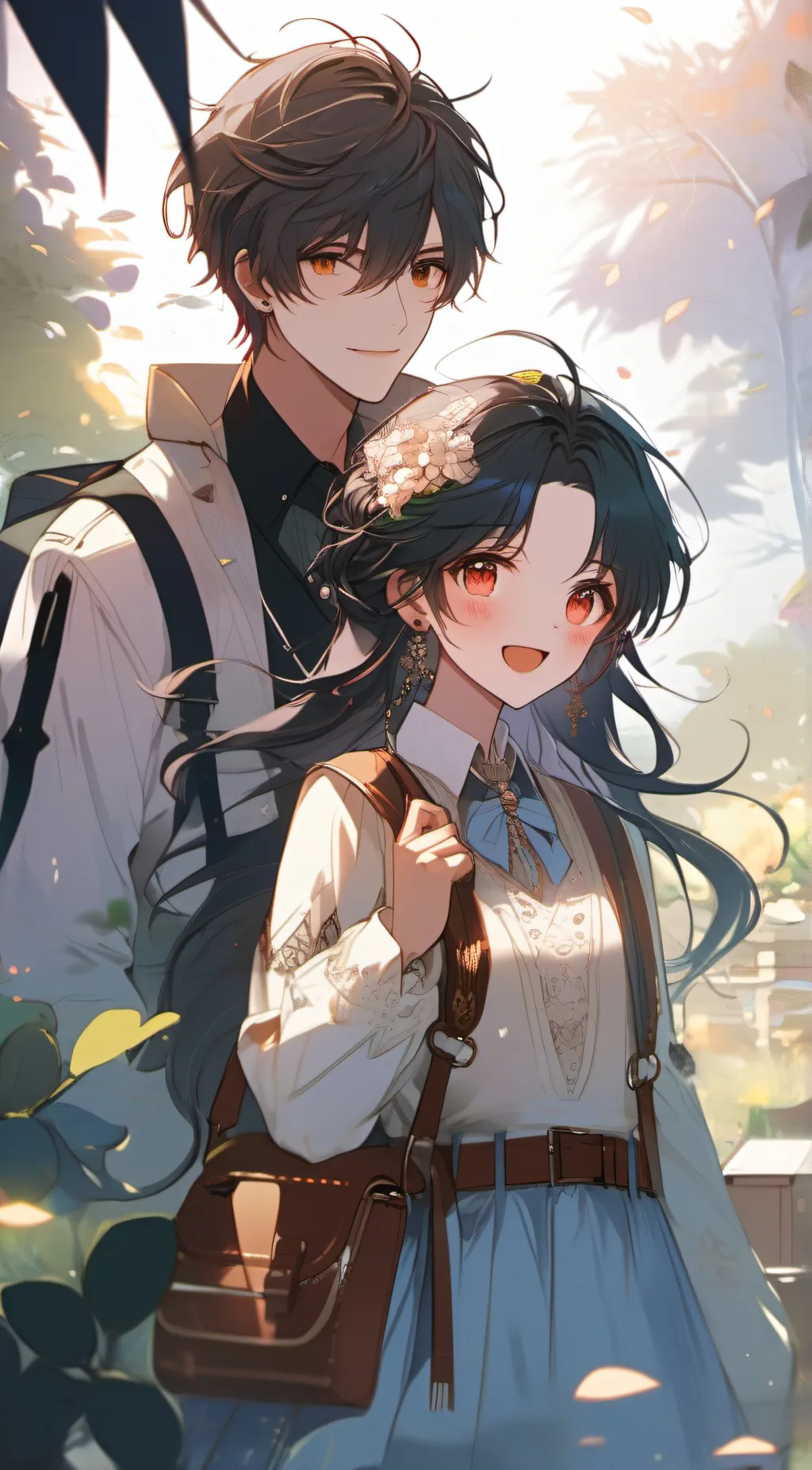 ai character: Milly and Alex background