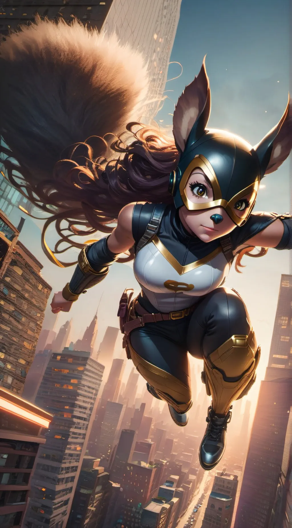 ai character: Squirrel-Girl background