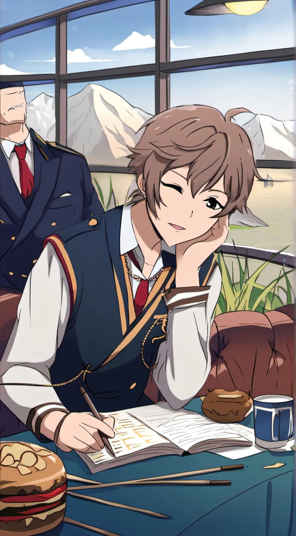 ai character: ren background