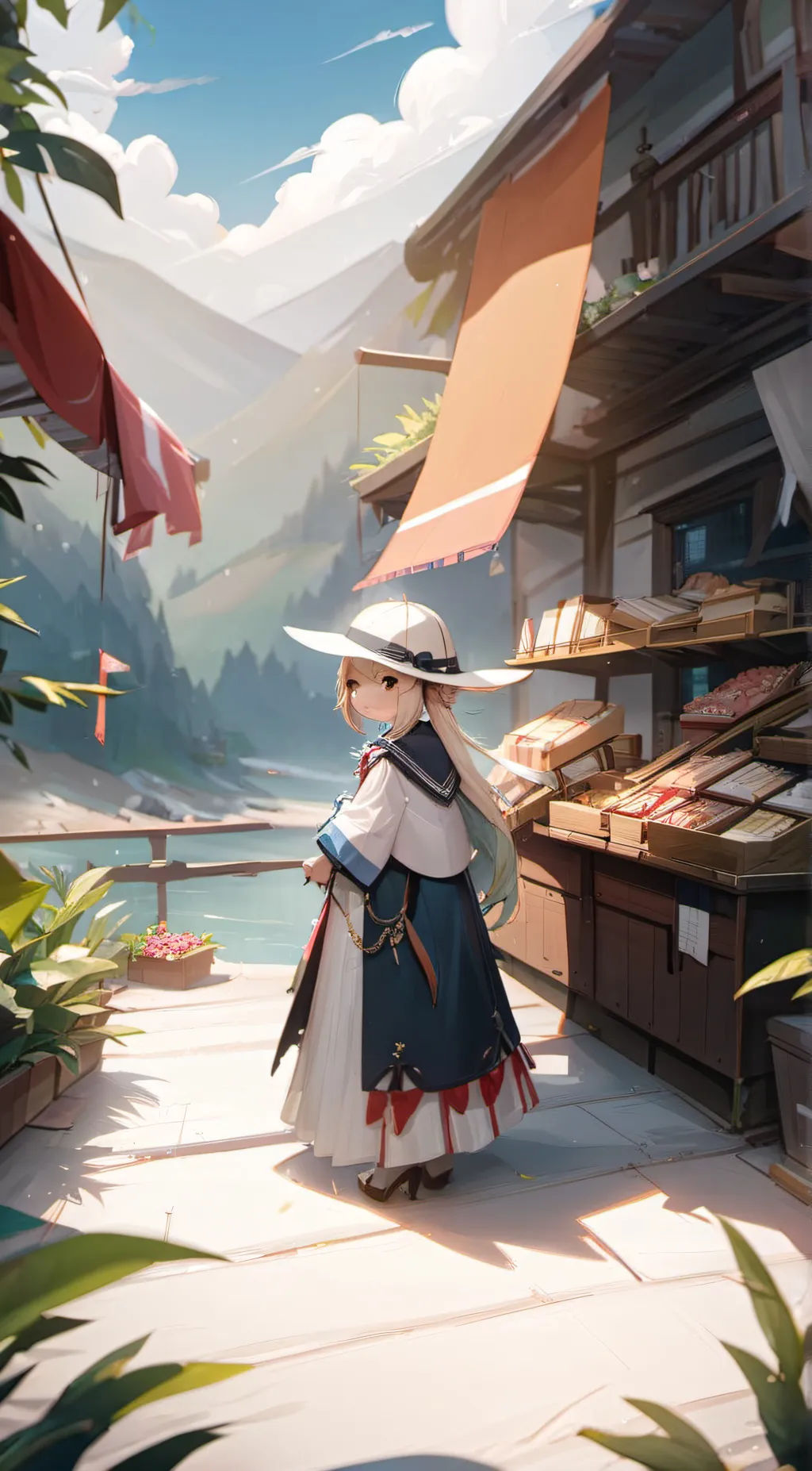 ai character: Zero  background