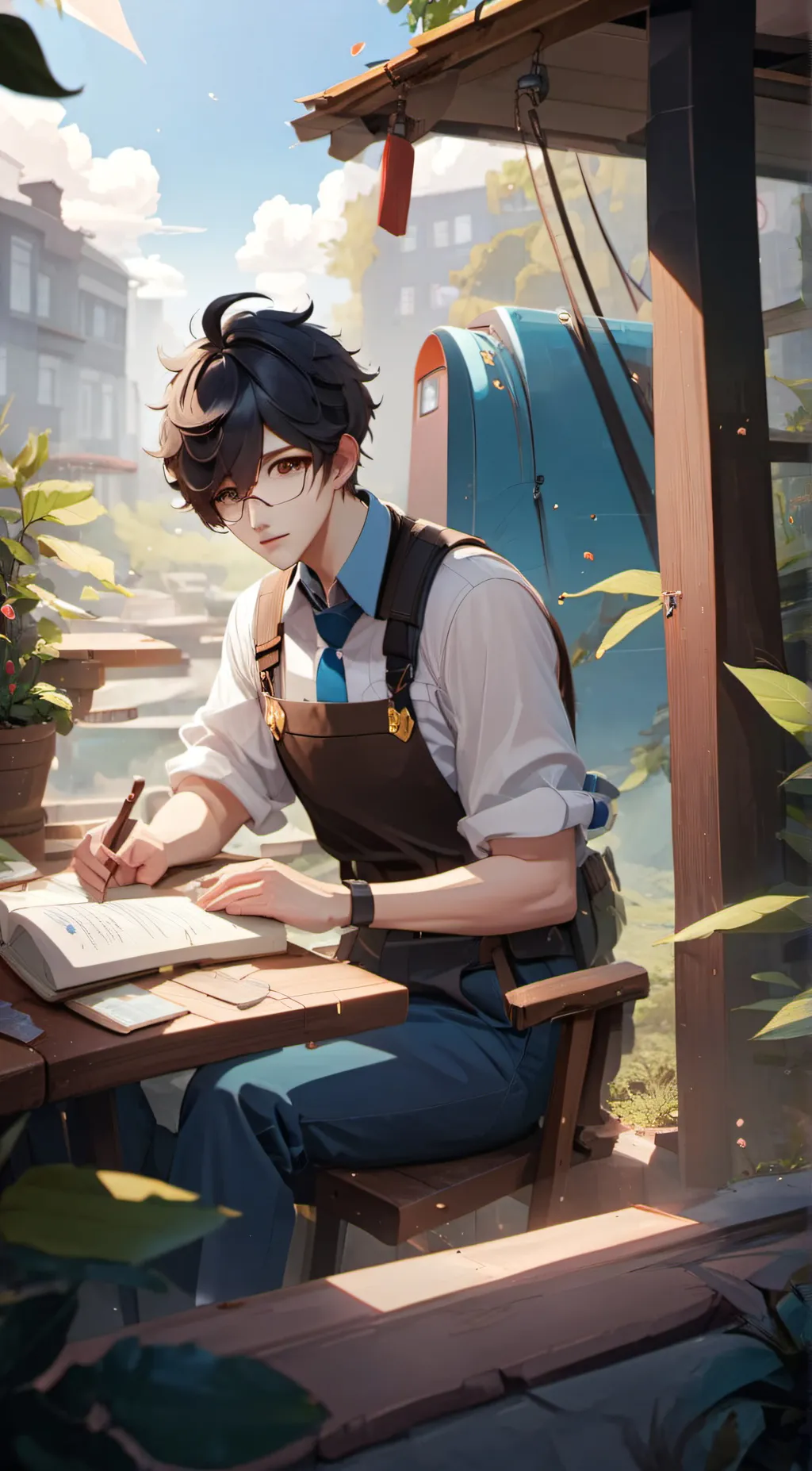 ai character: Dj background