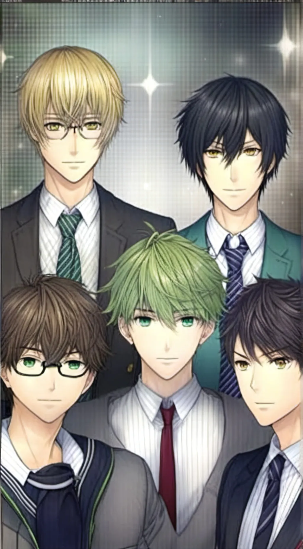 ai character: All boy school  background