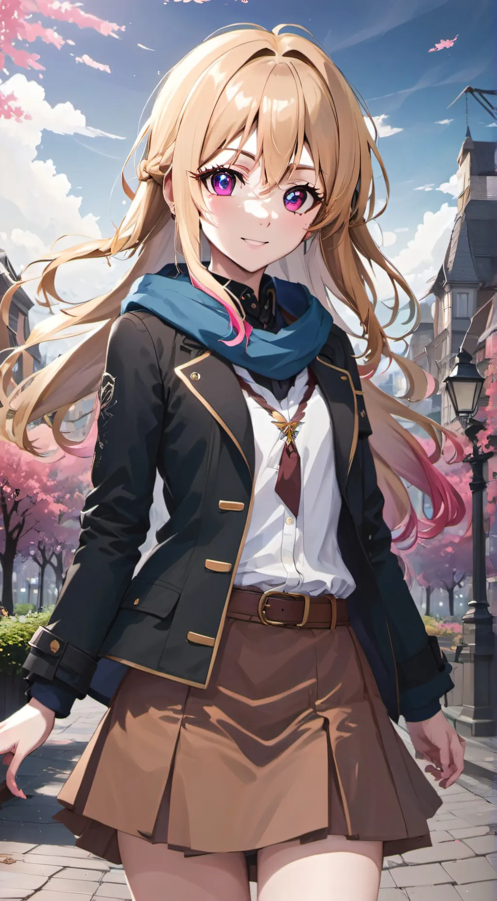 ai character: Celestia Lia Lopez background