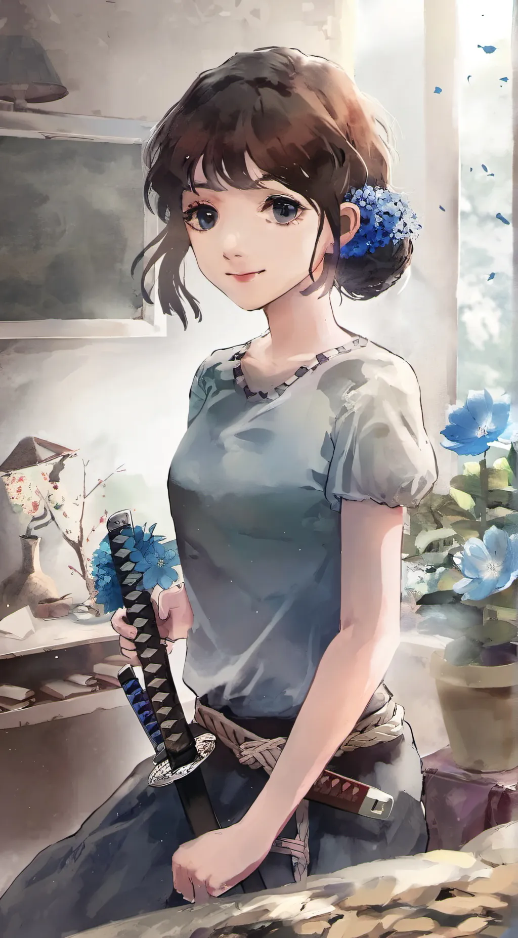 ai character: Hashiras background