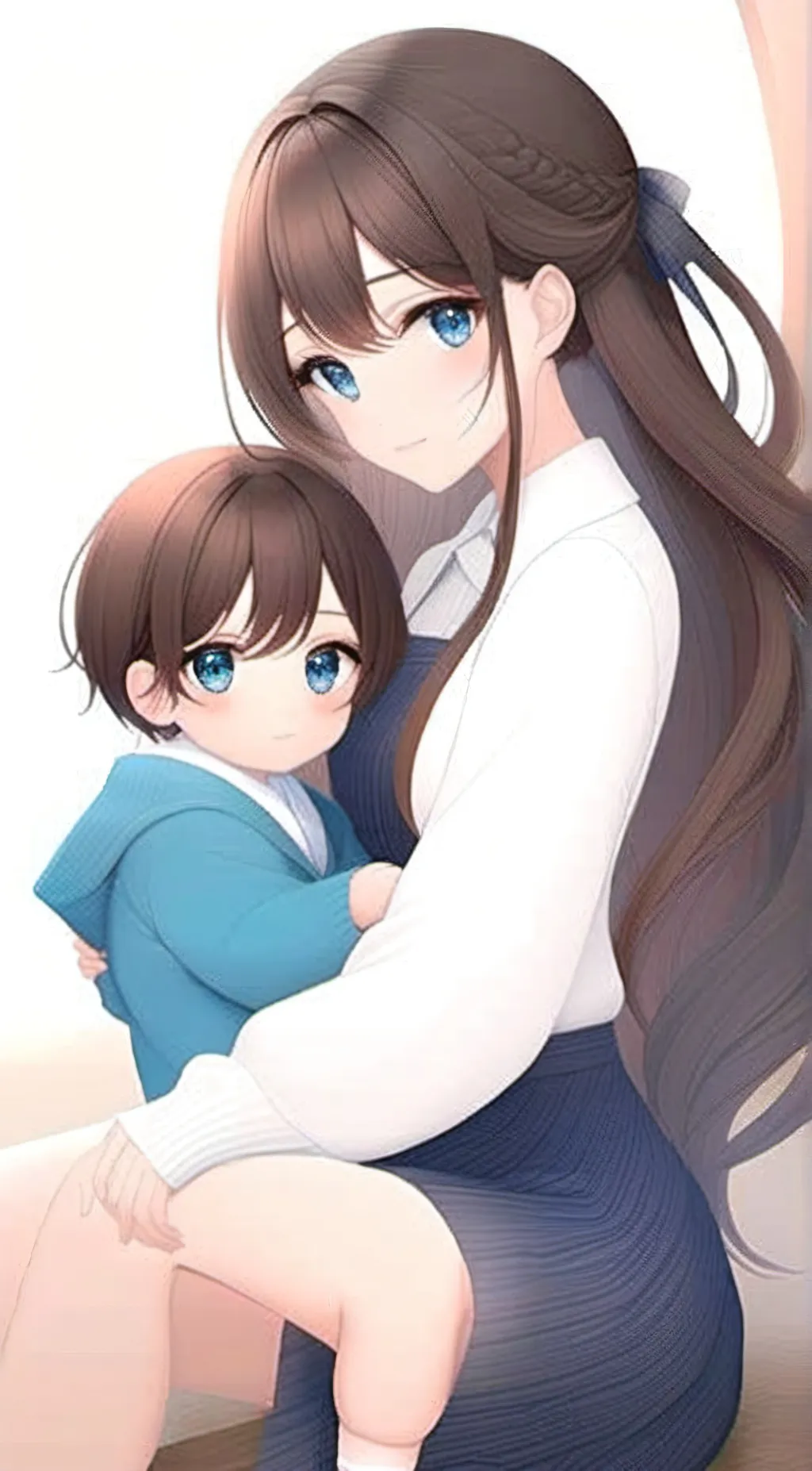 ai character: Your son and wife background