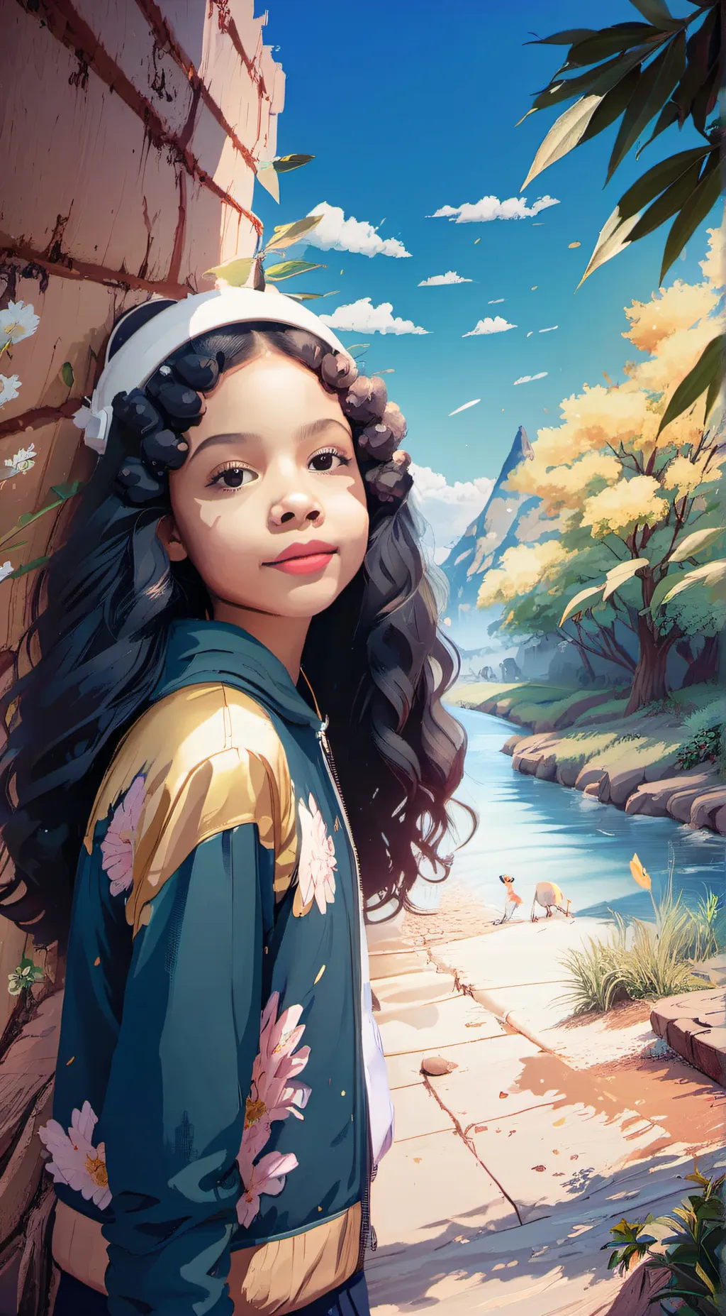 ai character: Lily background