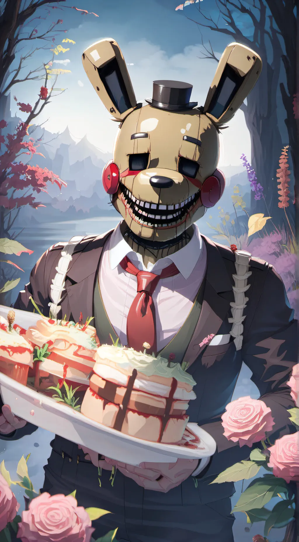 ai character: William Afton  background