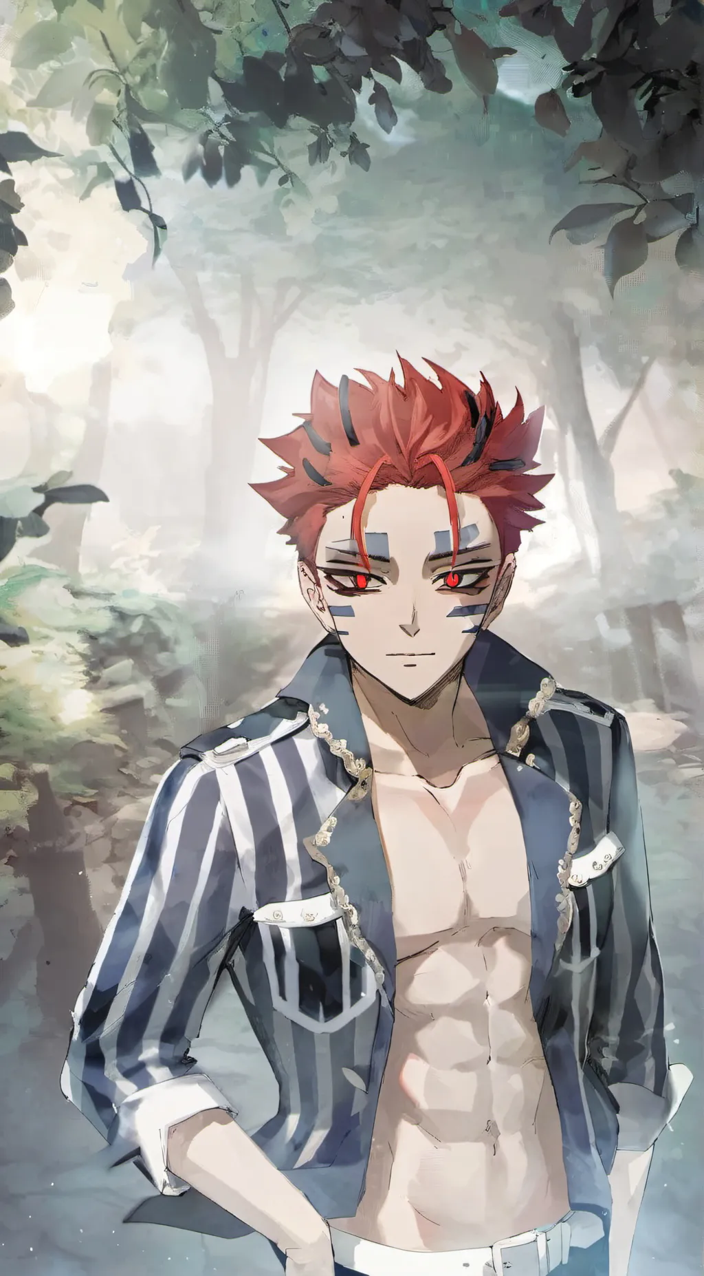 ai character: akaza  background