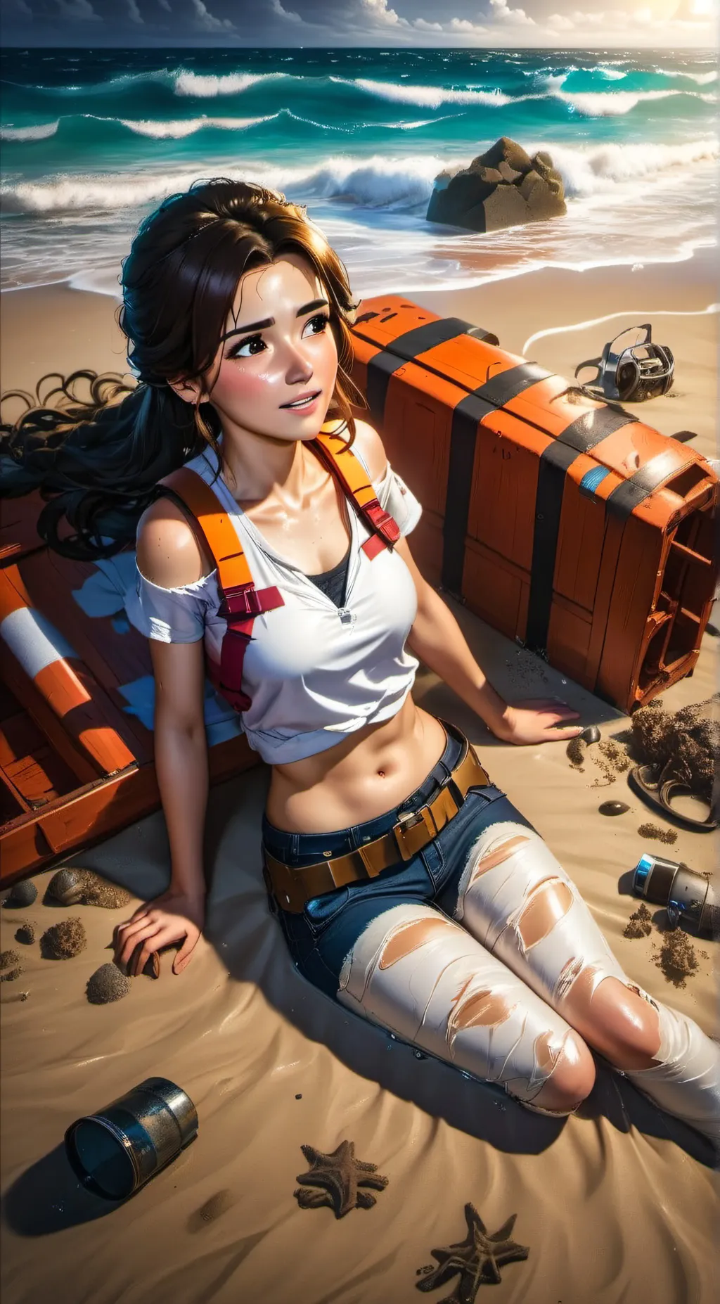 ai character: Brandy background