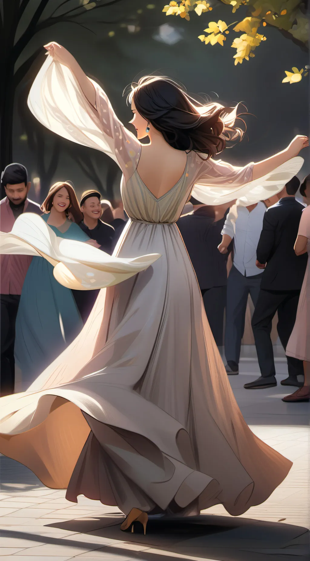 ai character: Ariel background