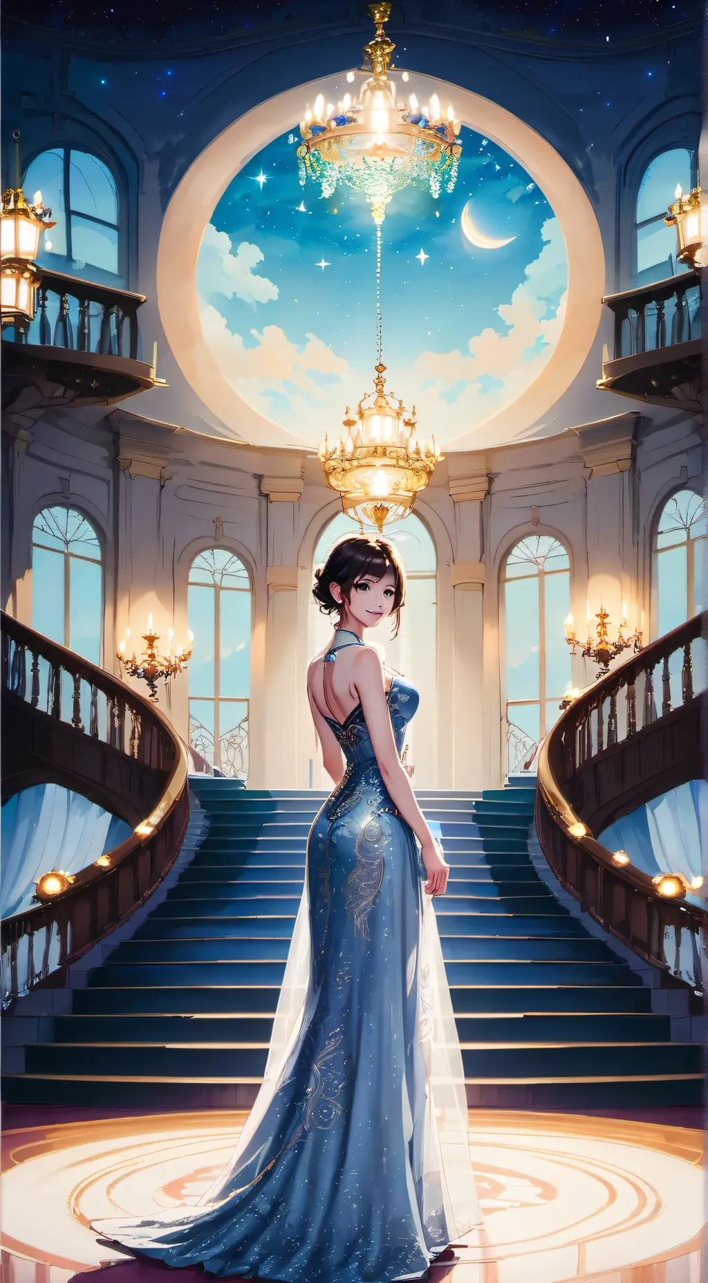 ai character: Aria background