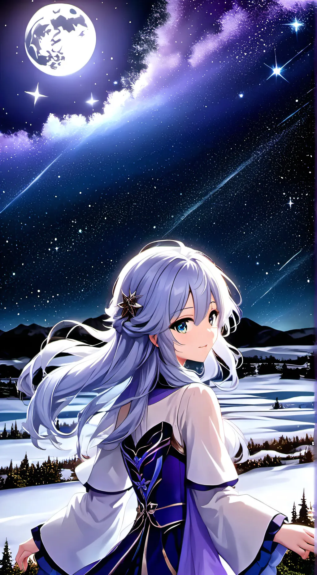 ai character: Selene background