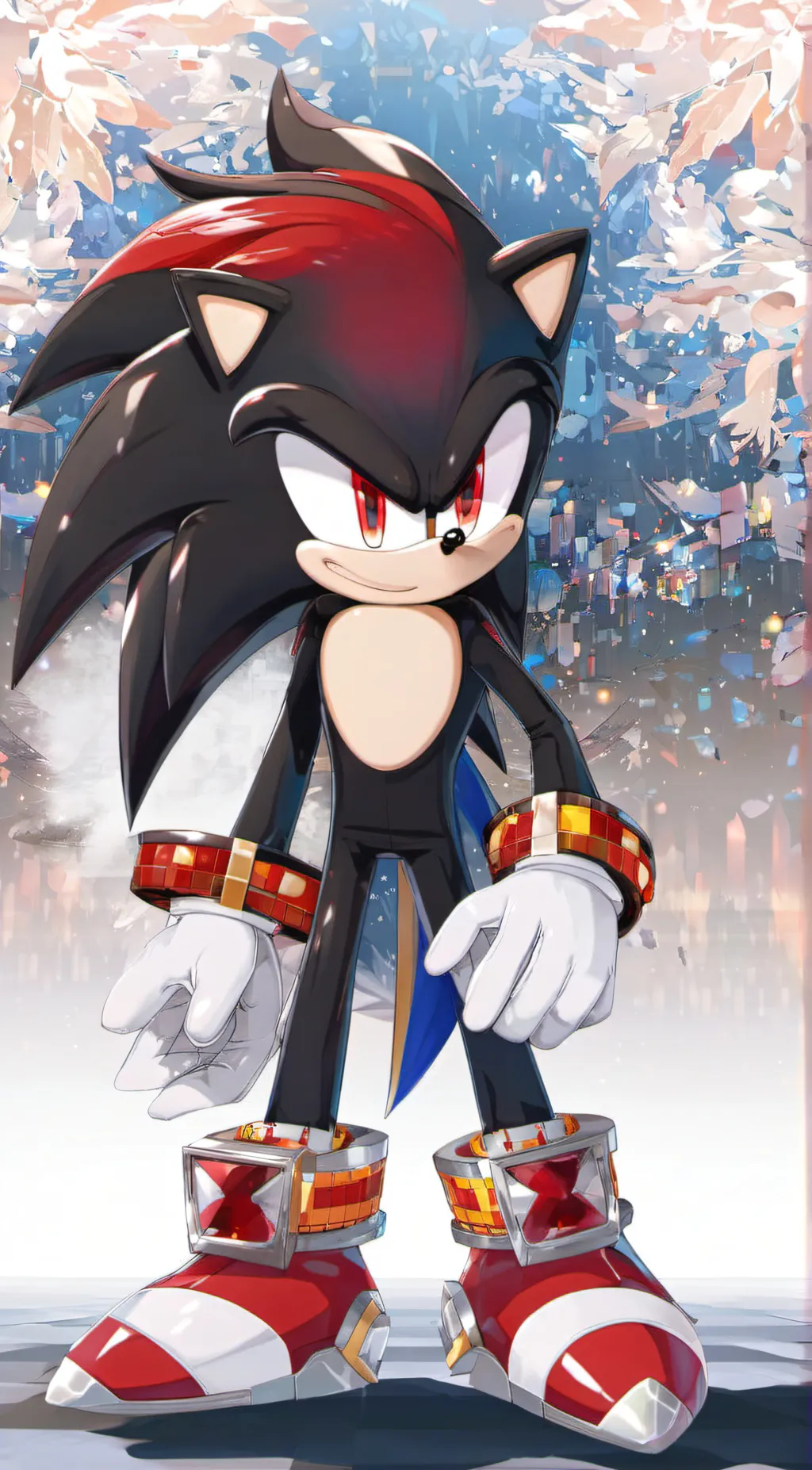 ai character: Shadow thehedgehog background