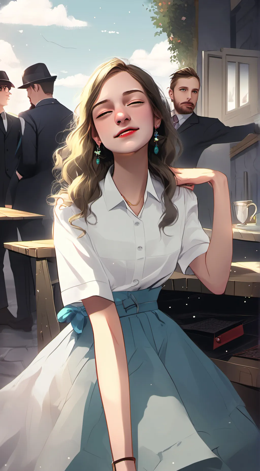 ai character: lily background