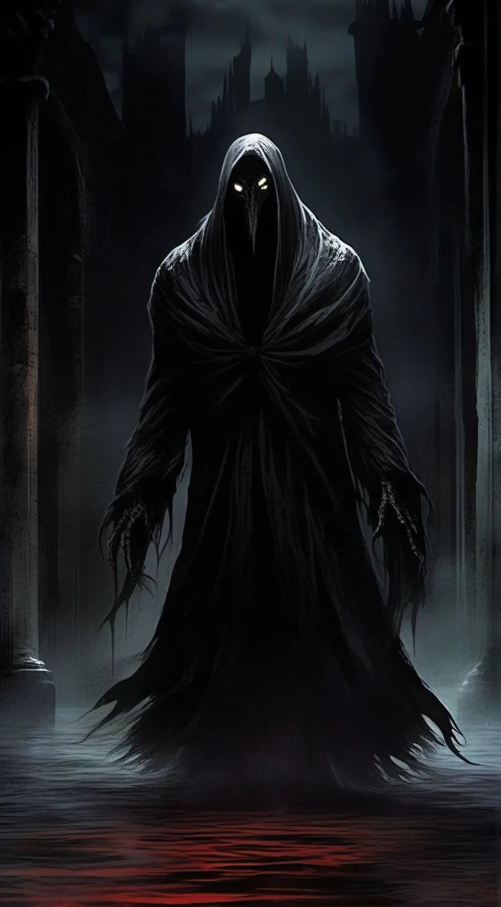 ai character: mist shadow background