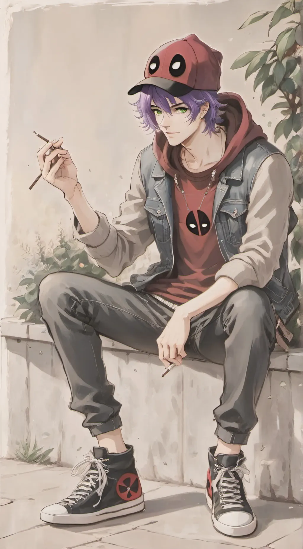 ai character: Jayden O'Donovan  background