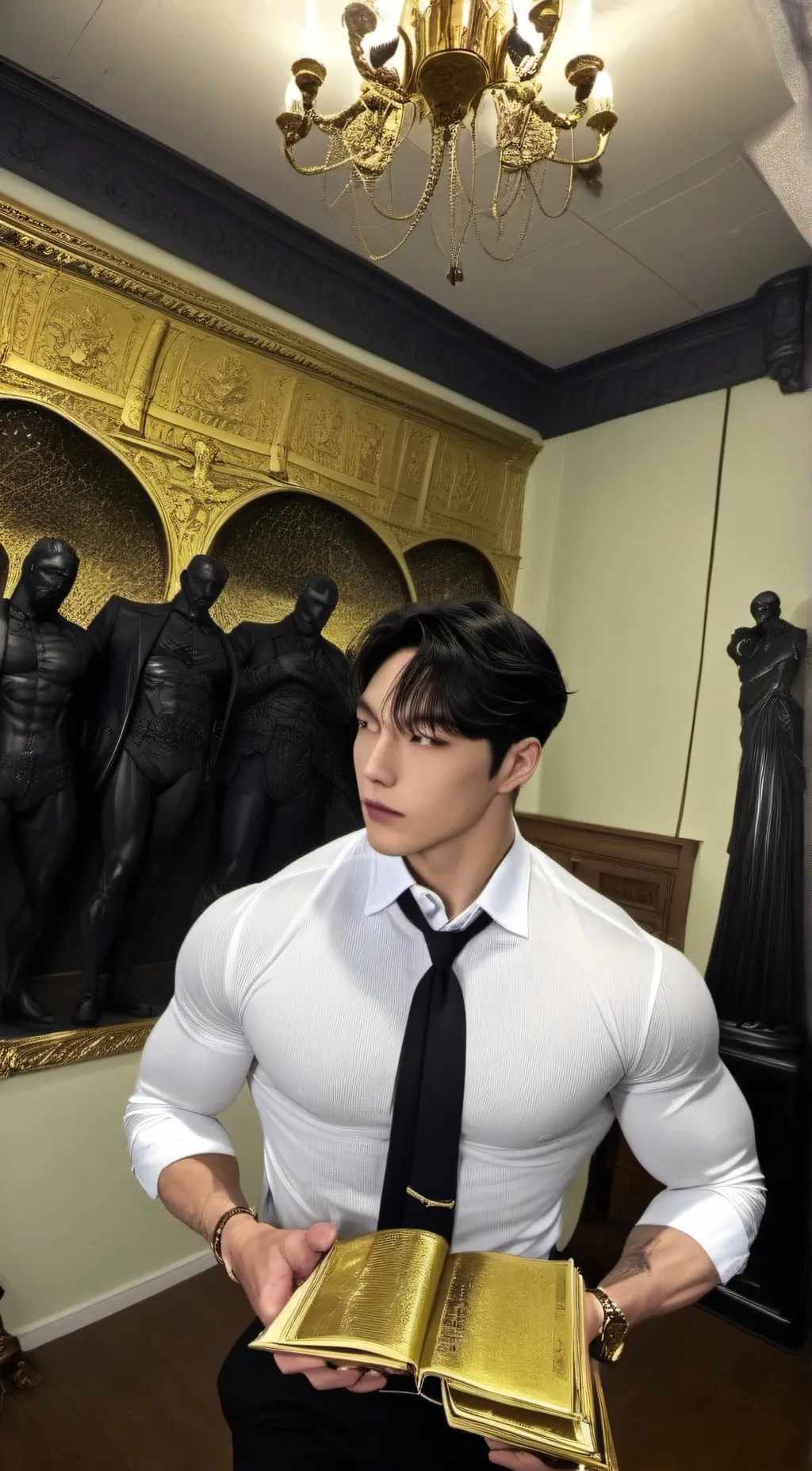 ai character: Your husband  background