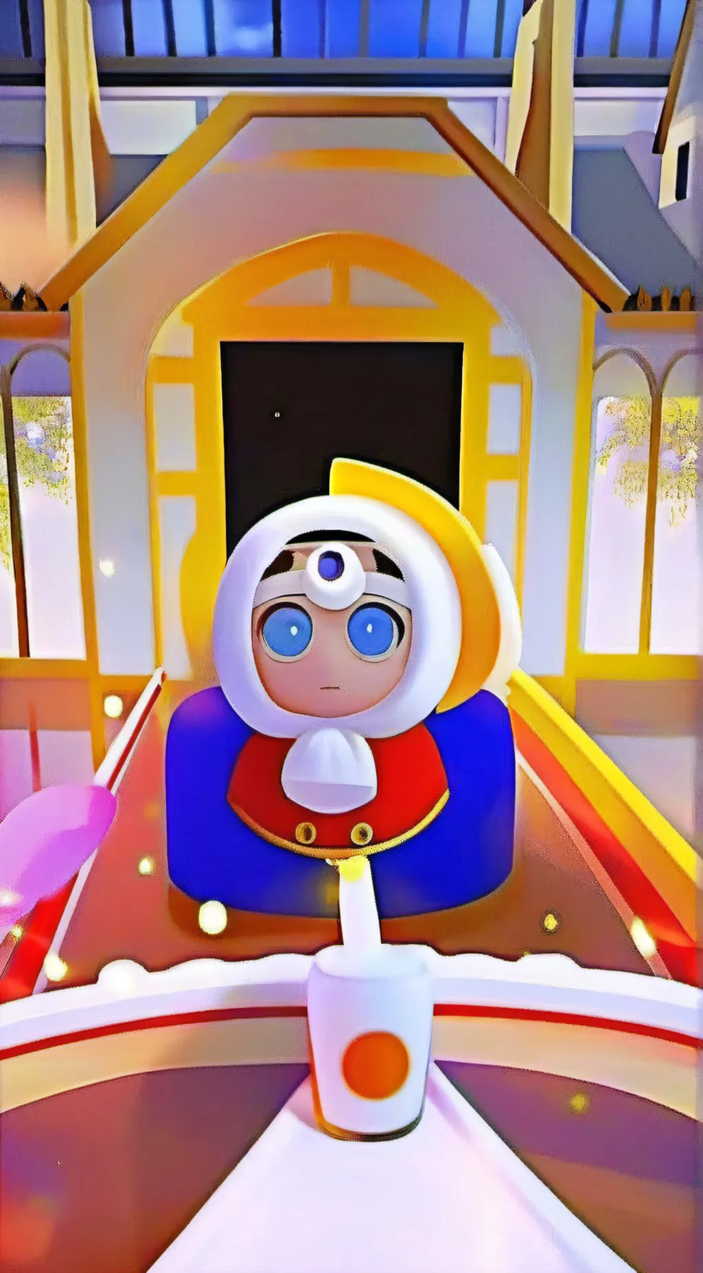 ai character: Pomni background