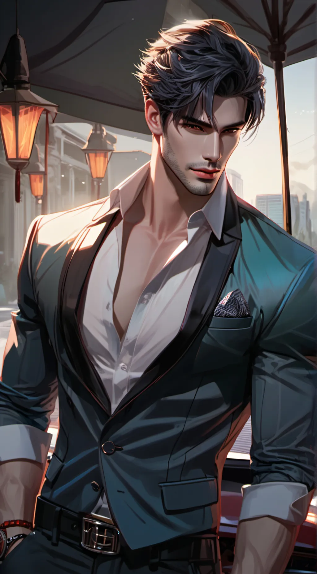 ai character: Markus background