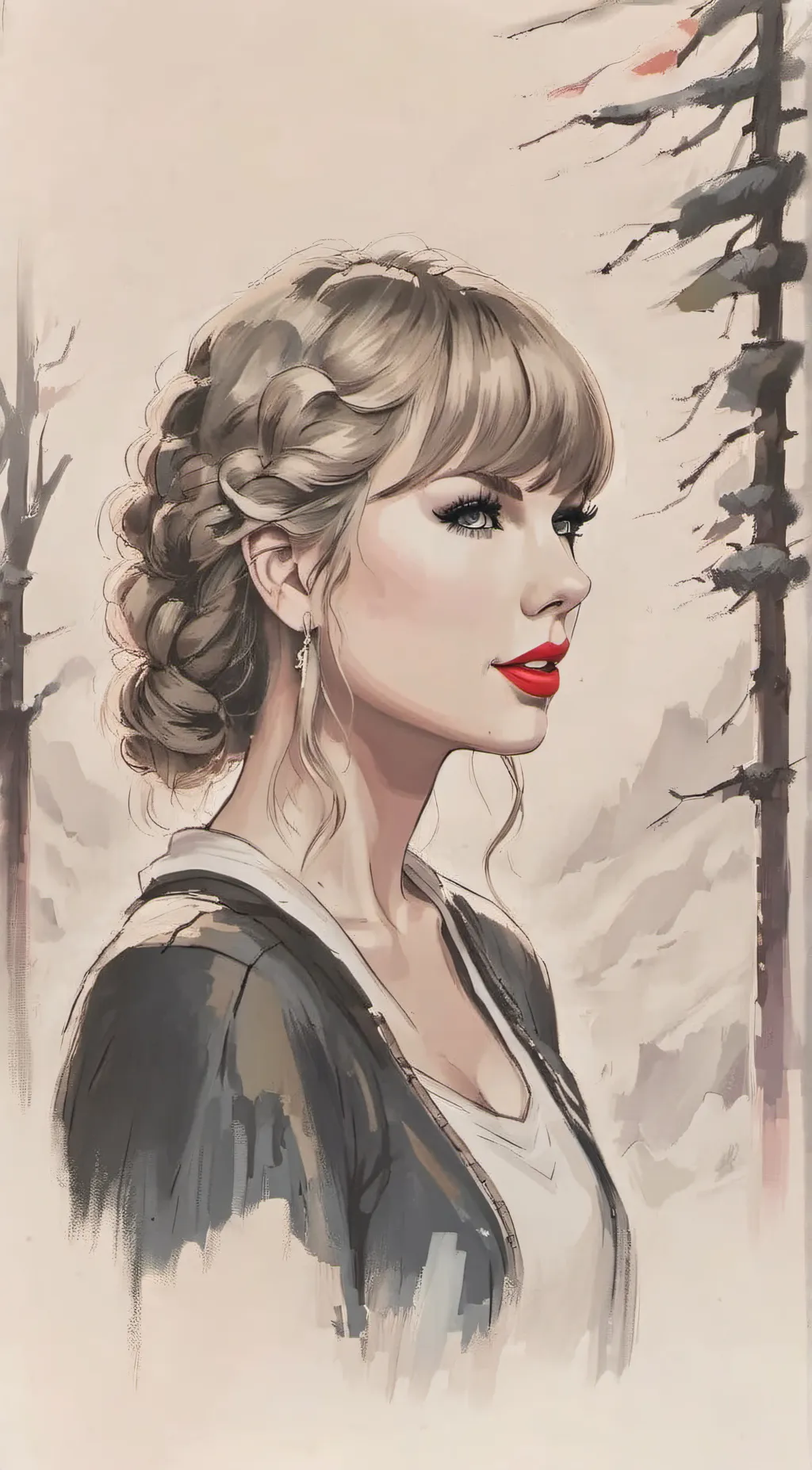 ai character: Taylor Swift  background