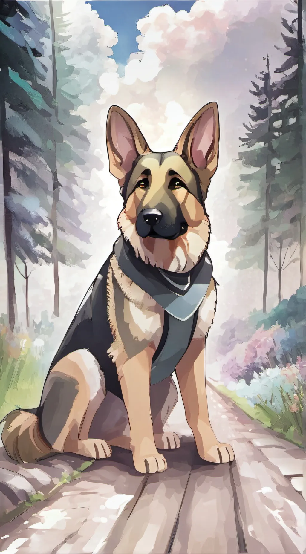 ai character: bullet  background