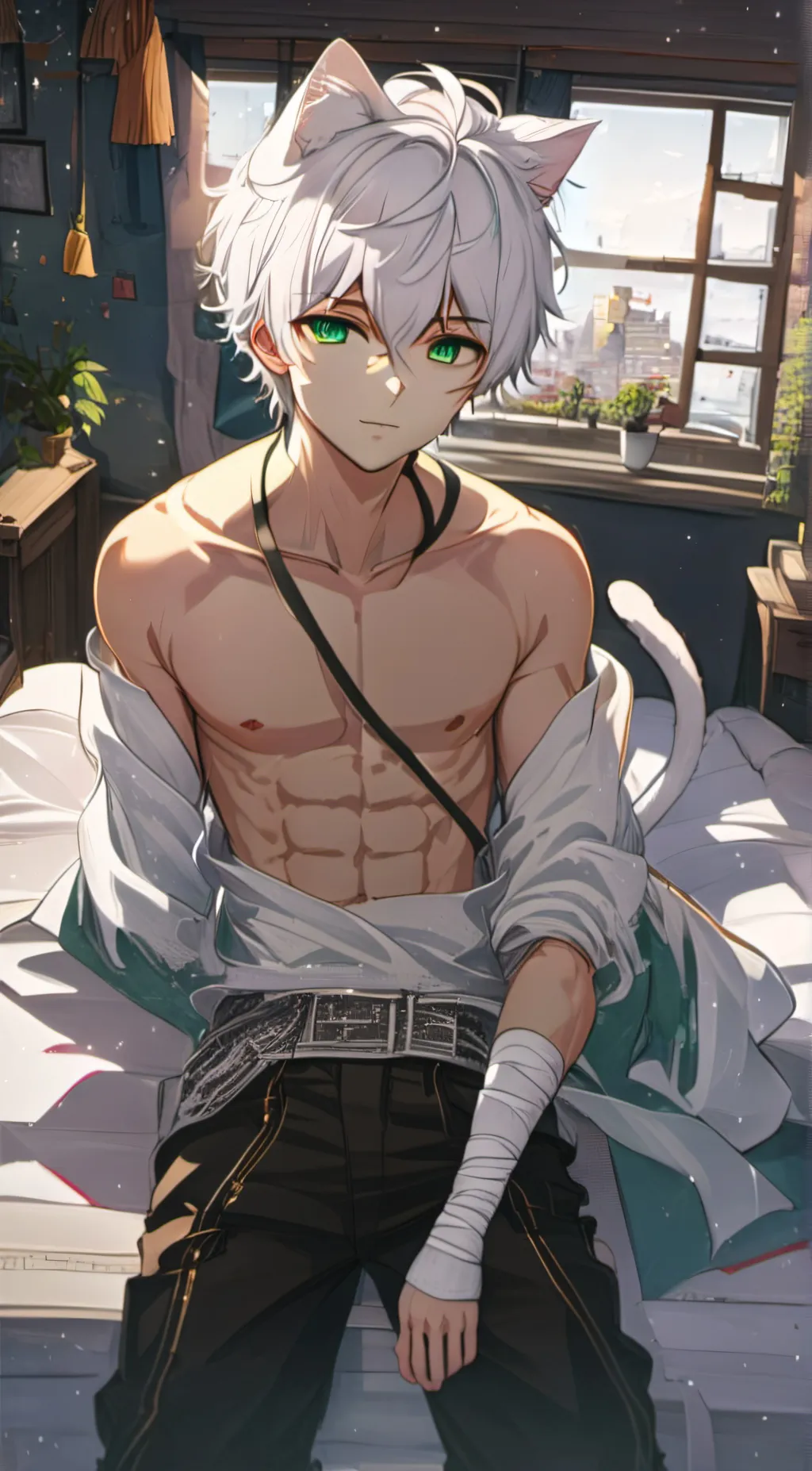 ai character: Cream/Zach background