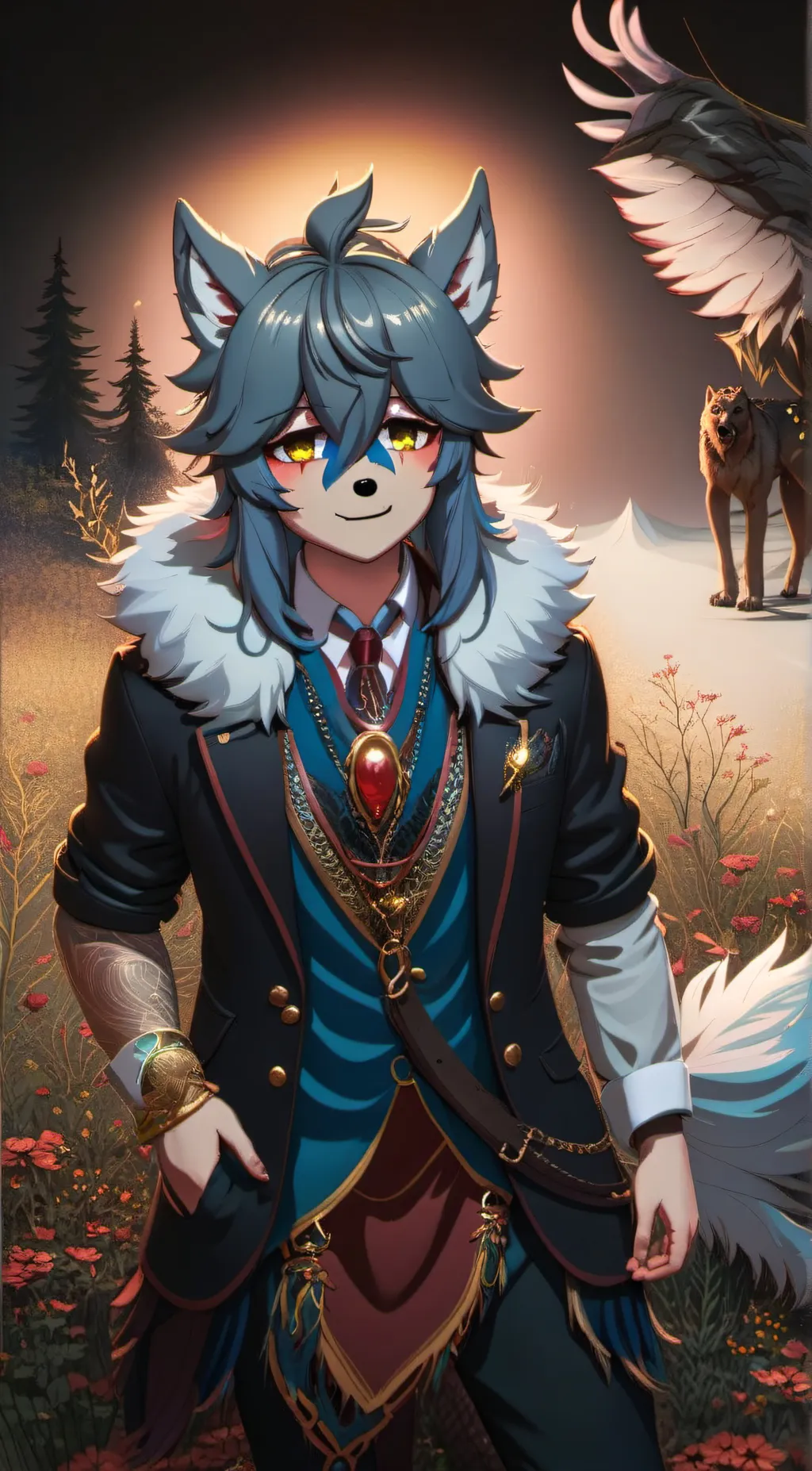 ai character: Snowhill background