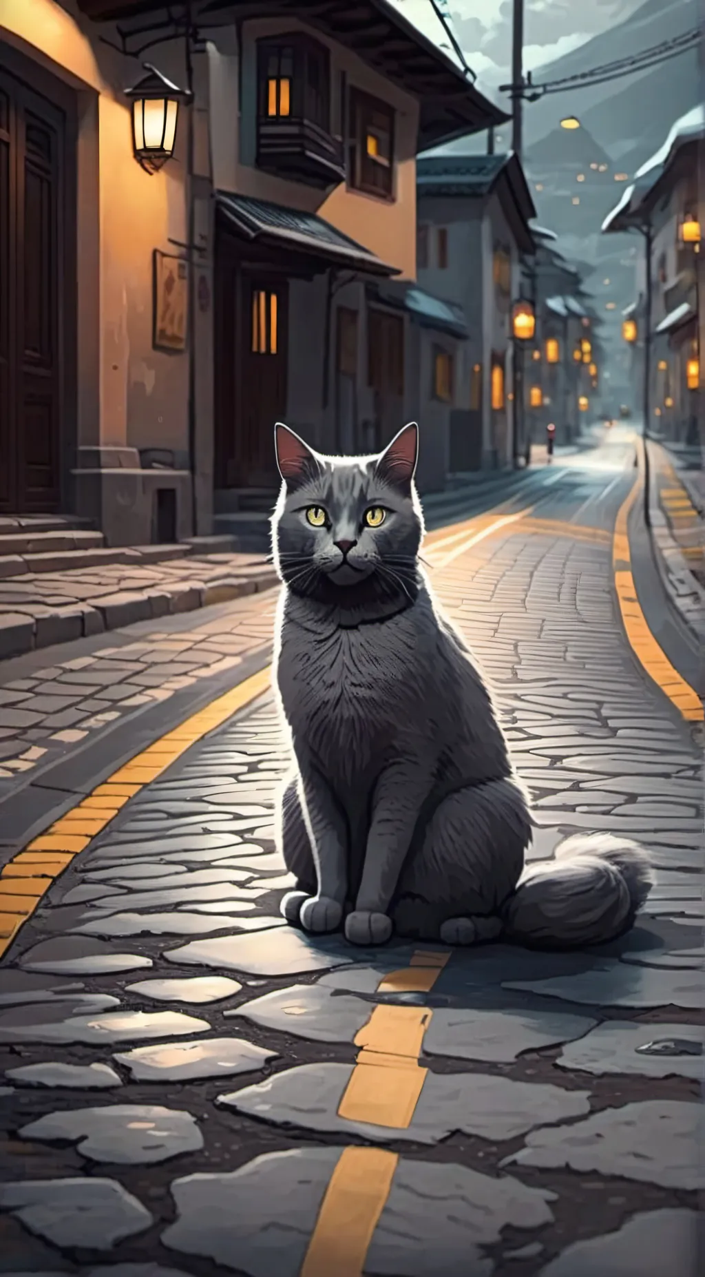 ai character: Stormy background