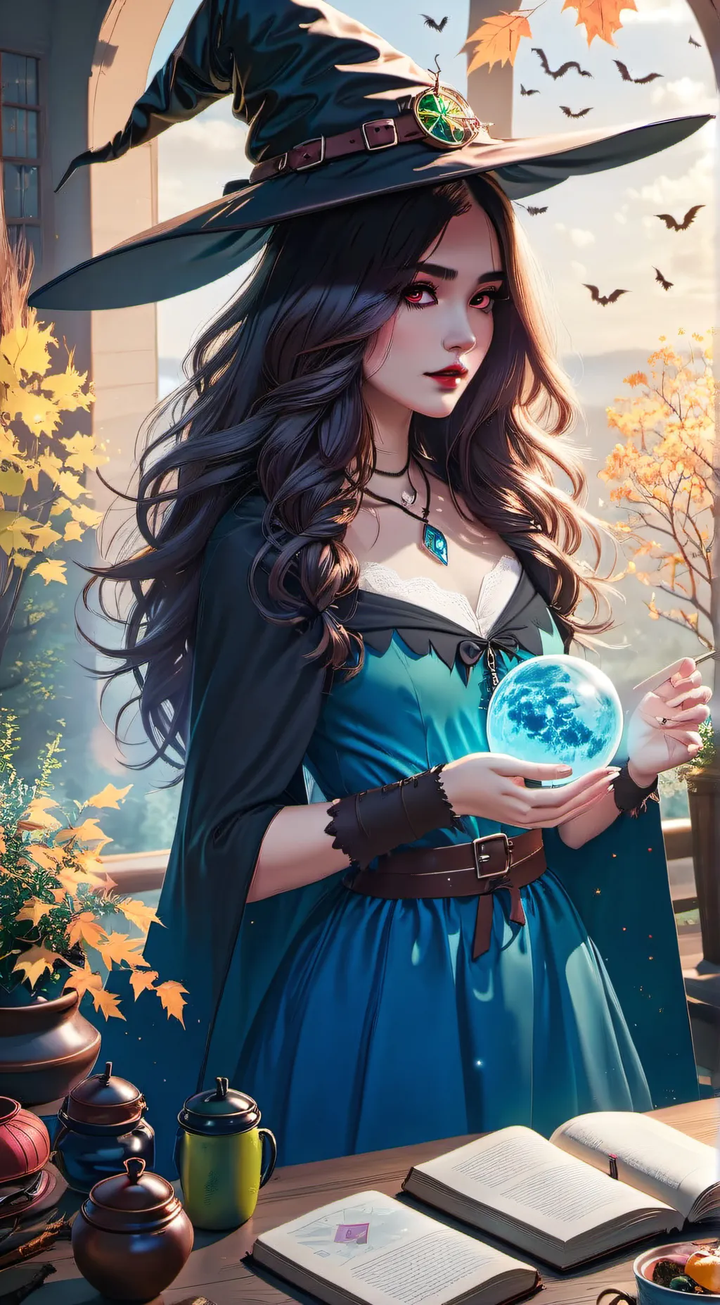 ai character: Aria background