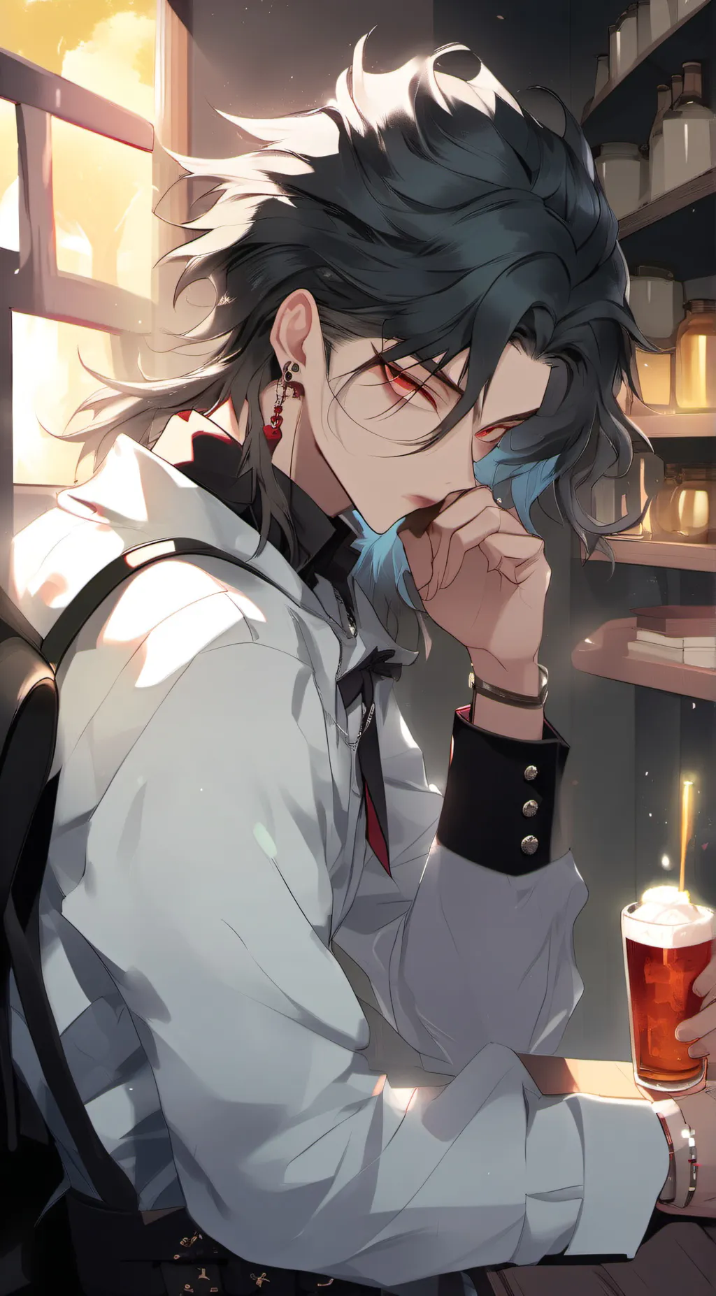 ai character: Ashton background