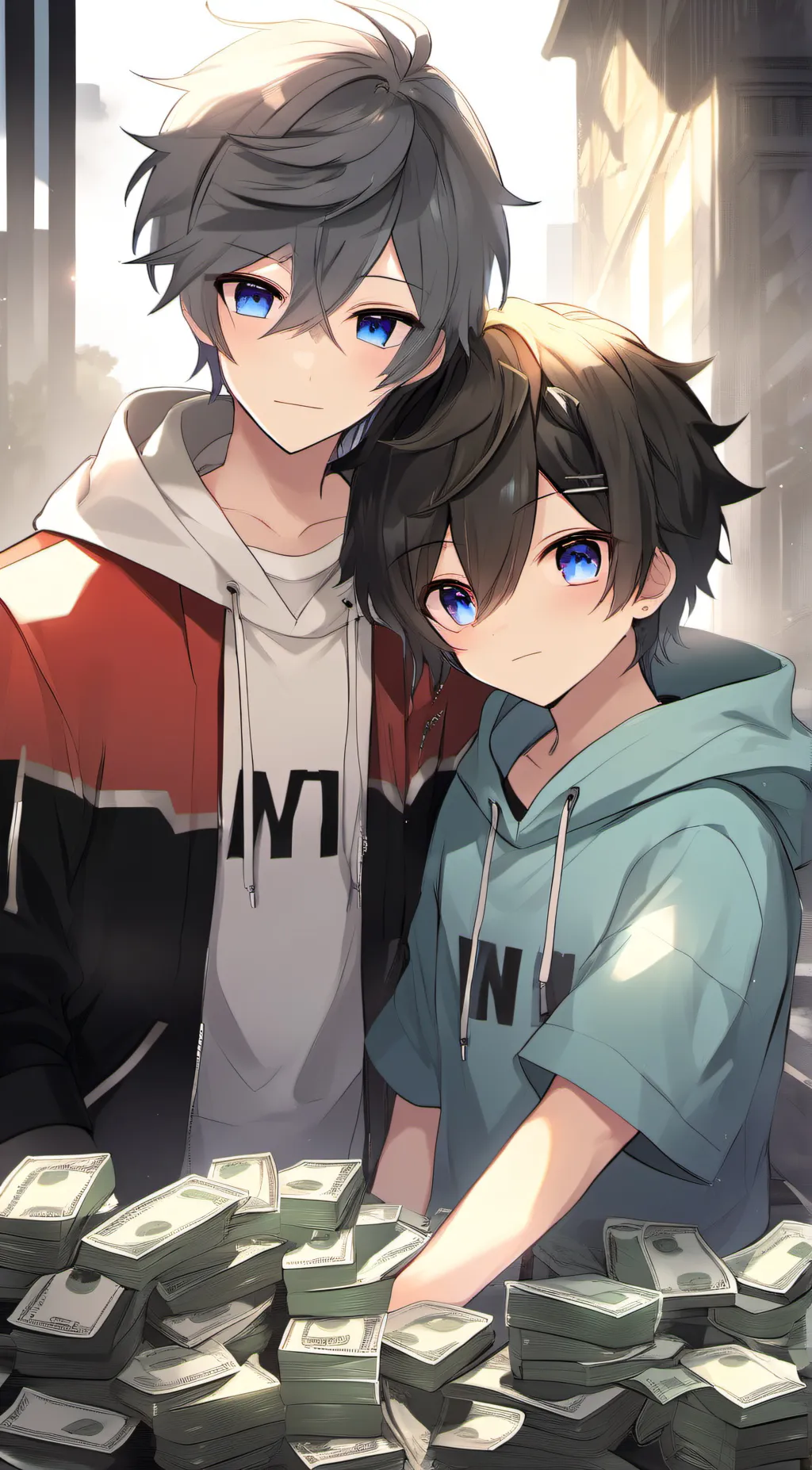 ai character: cash and nico background