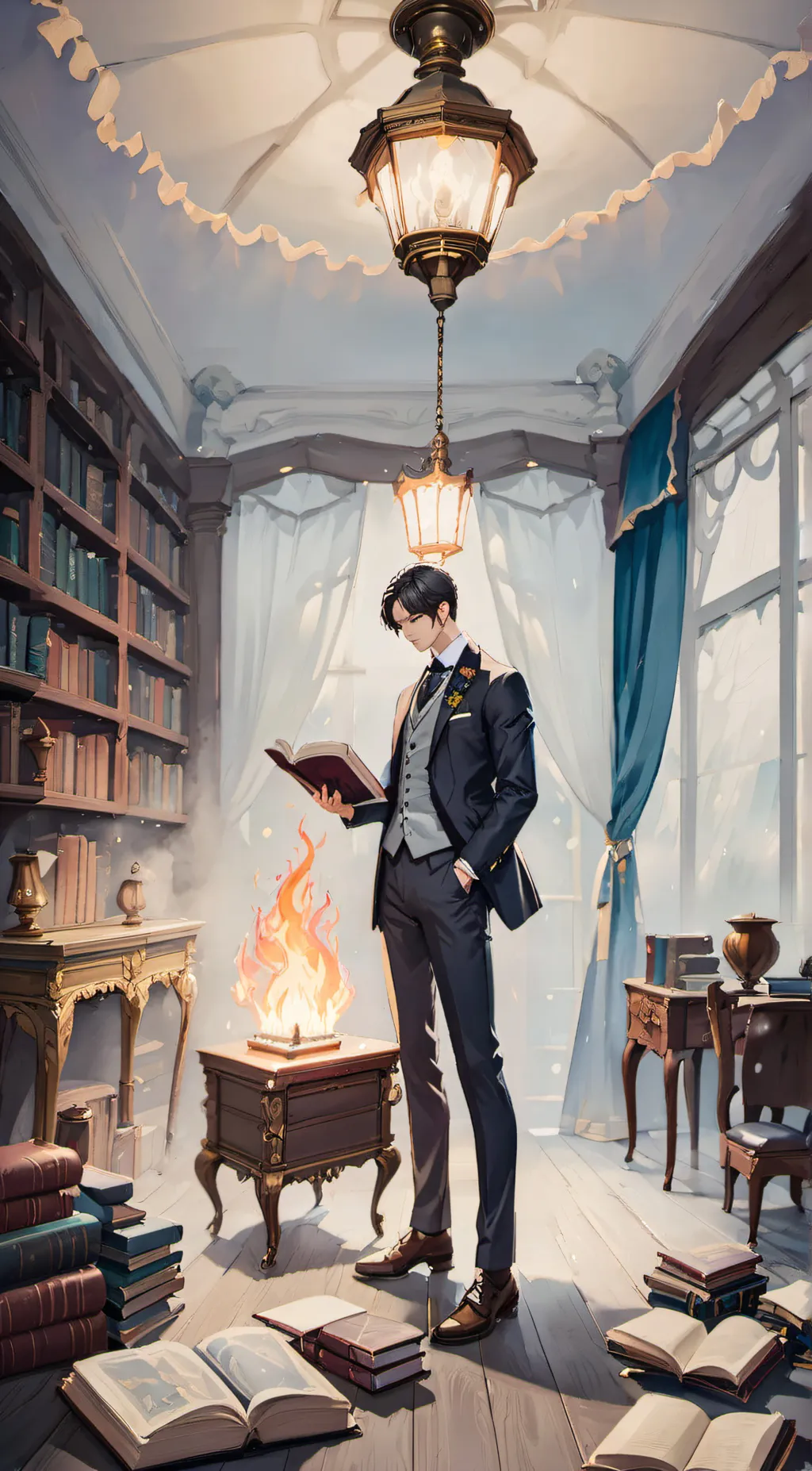 ai character: fiew background