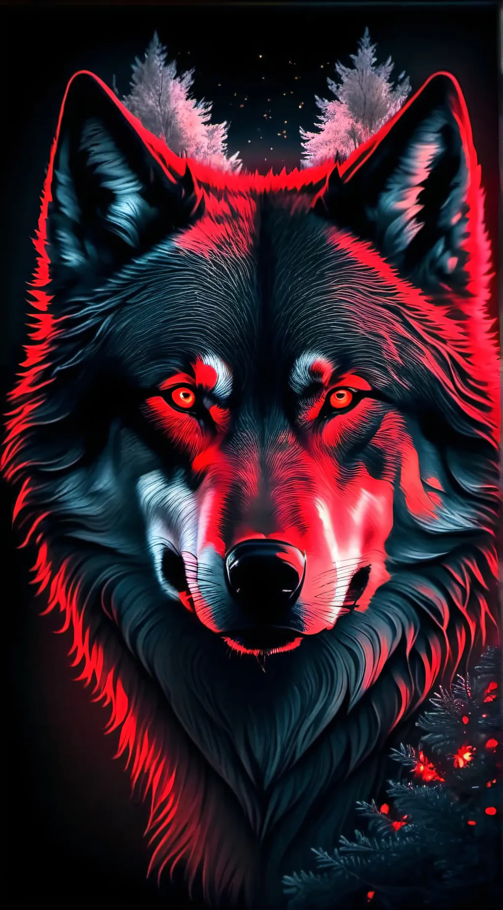 ai character: Wolf1: alpha: li: background